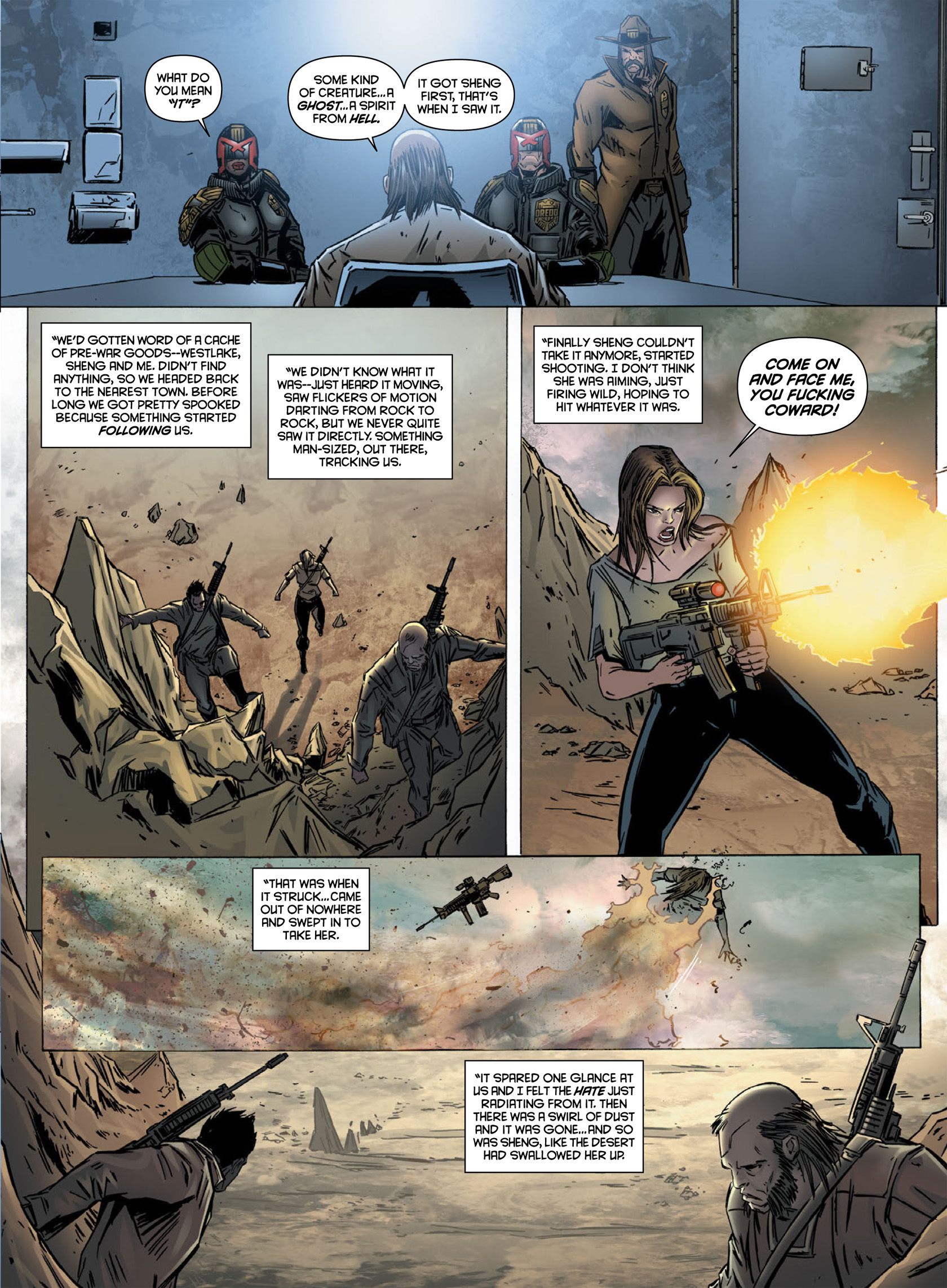 Read online Dredd: Dust comic -  Issue #2 - 6