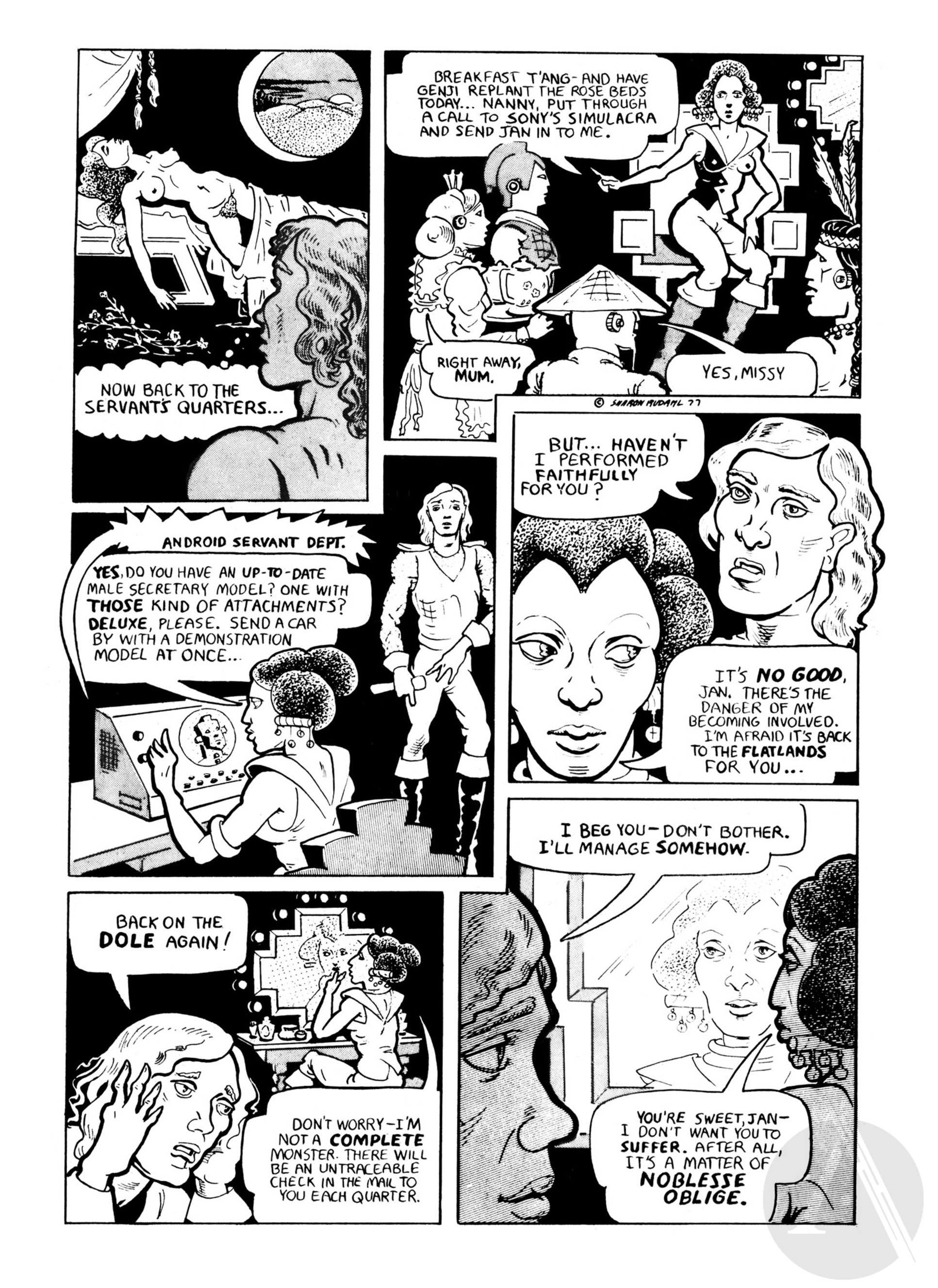 Read online Wet Satin comic -  Issue #2 - 6