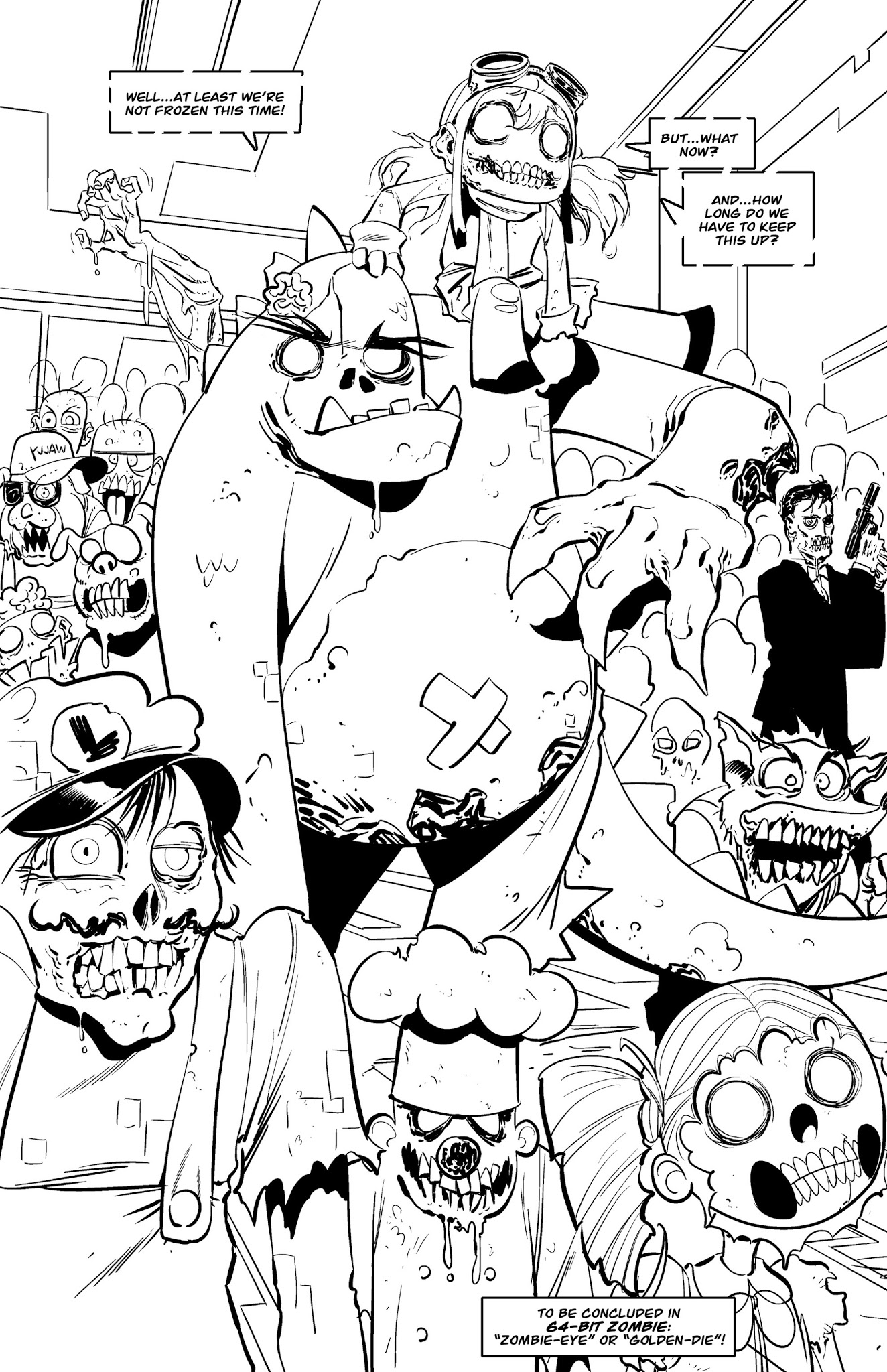 Read online 32-Bit Zombie comic -  Issue # Full - 25