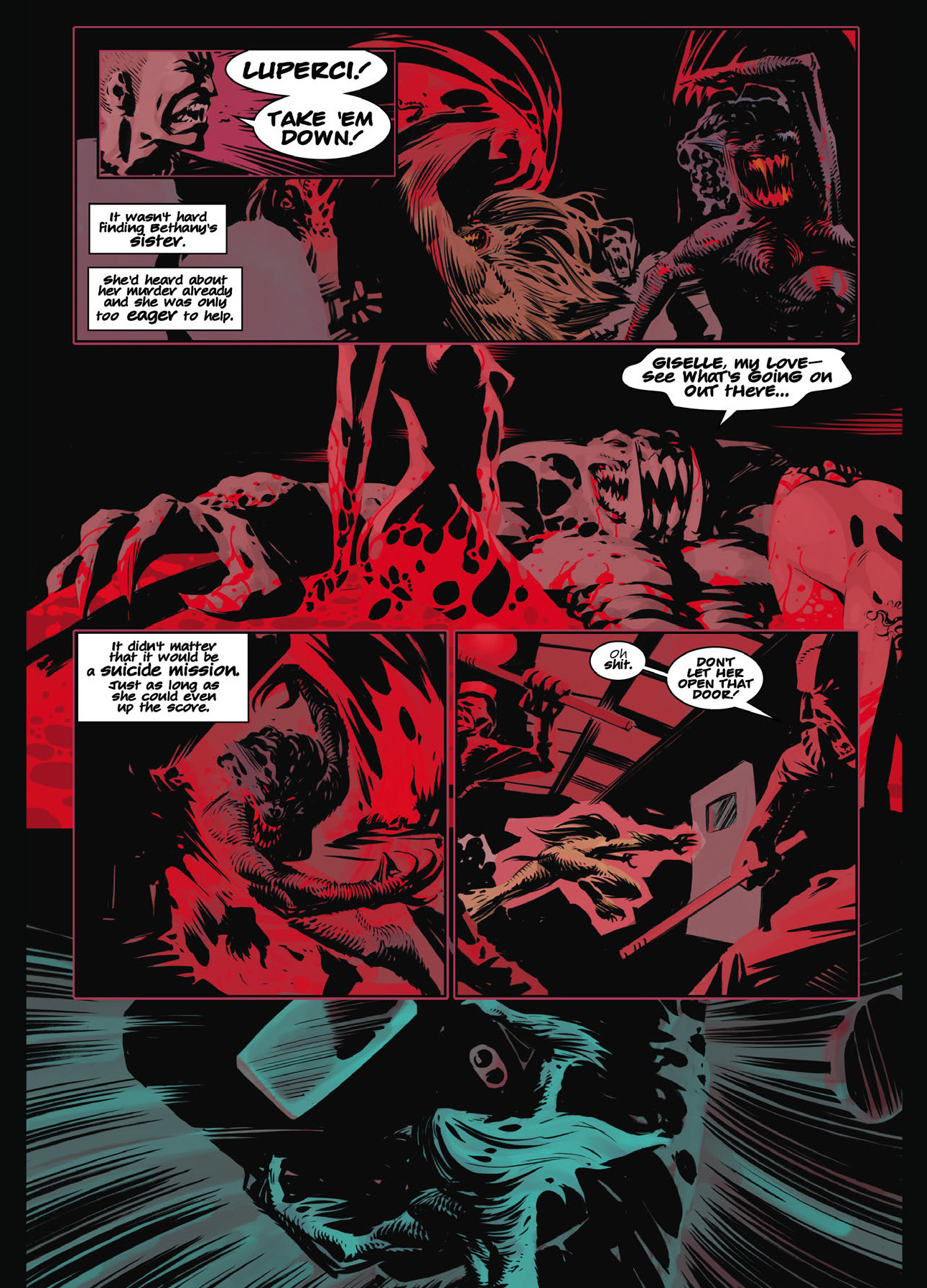 Read online Tharg's Terror Tales Presents Necronauts & A Love Like Blood comic -  Issue # TPB - 89