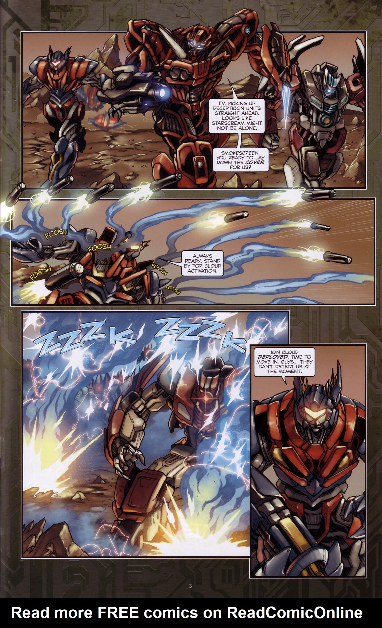 Read online Transformers: The Reign of Starscream comic -  Issue #3 - 5