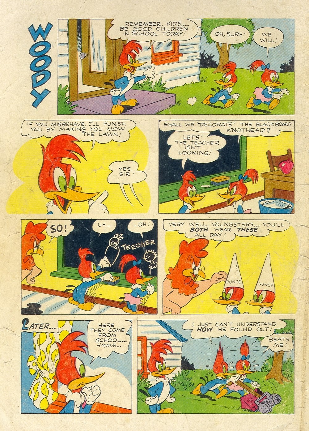 Read online Walter Lantz Woody Woodpecker (1952) comic -  Issue #17 - 36
