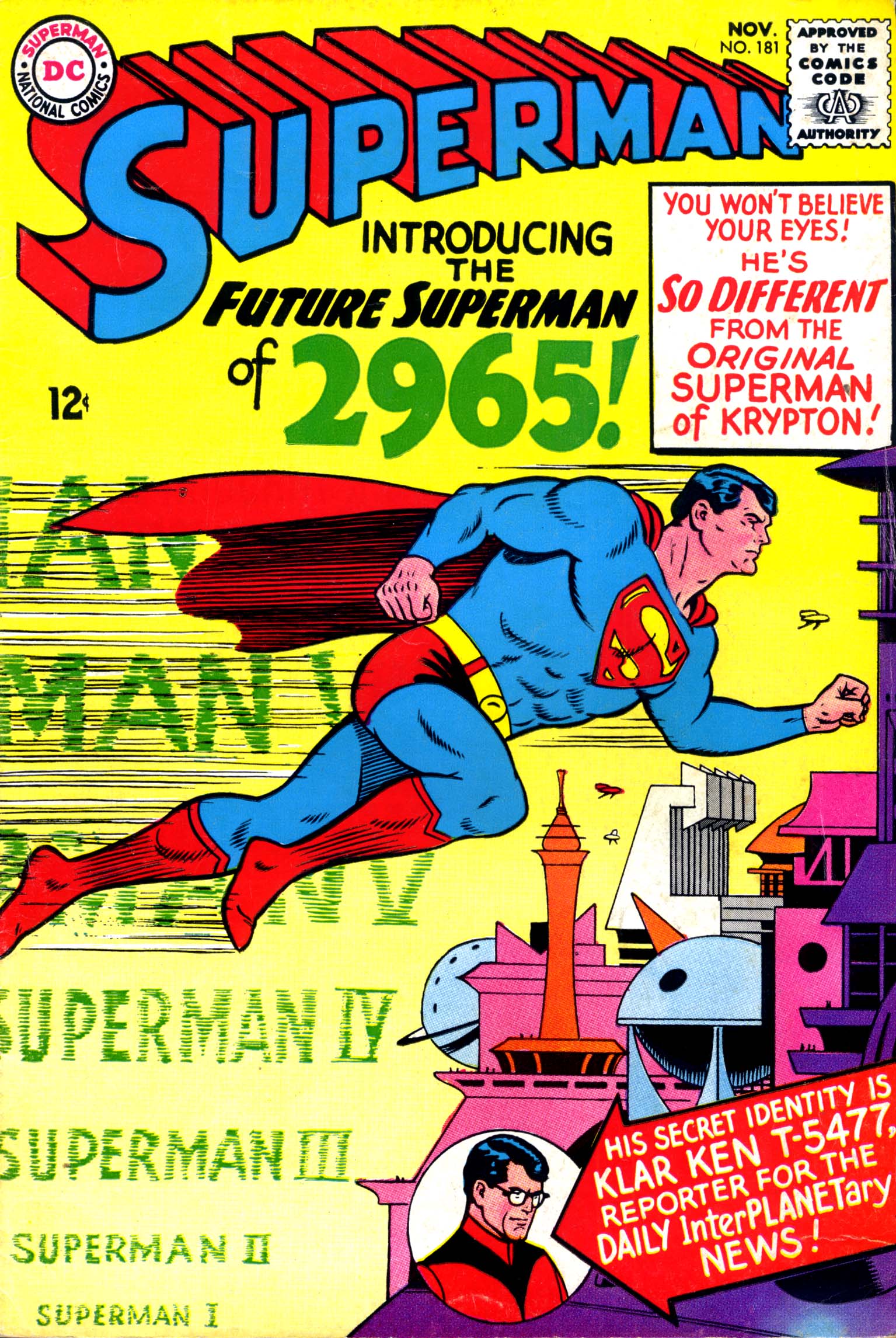 Read online Superman (1939) comic -  Issue #181 - 1