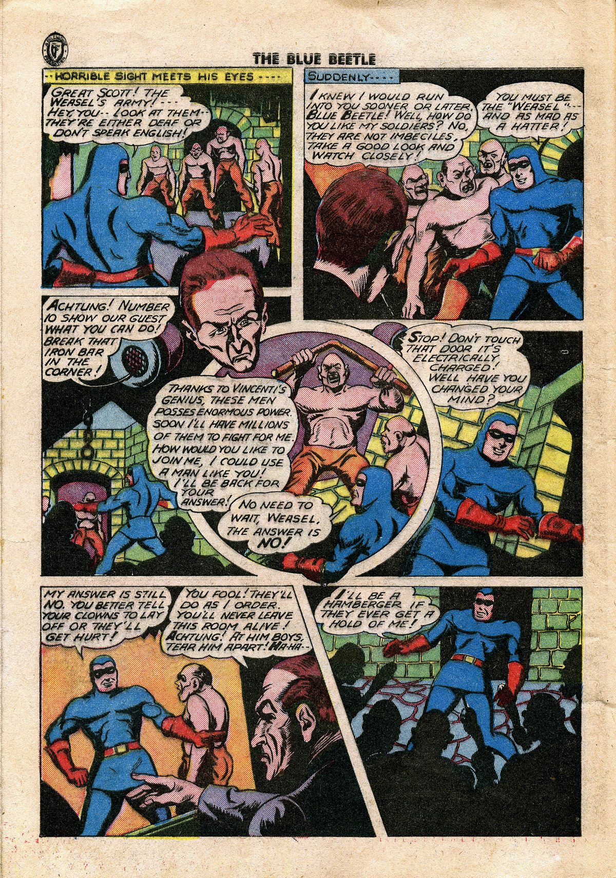Read online The Blue Beetle comic -  Issue #34 - 39