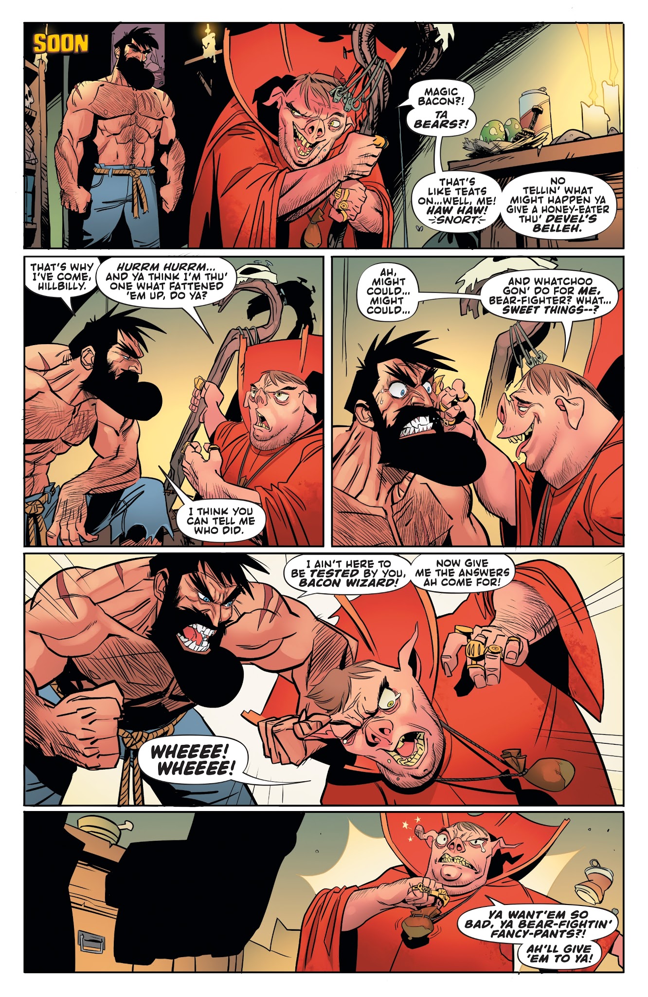 Read online Shirtless Bear-Fighter! comic -  Issue #2 - 19