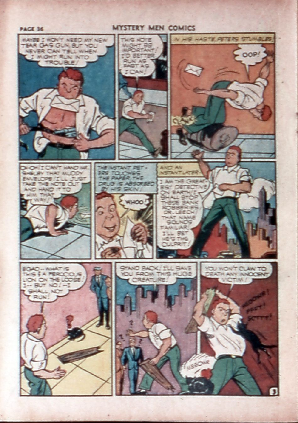 Read online Mystery Men Comics comic -  Issue #28 - 37
