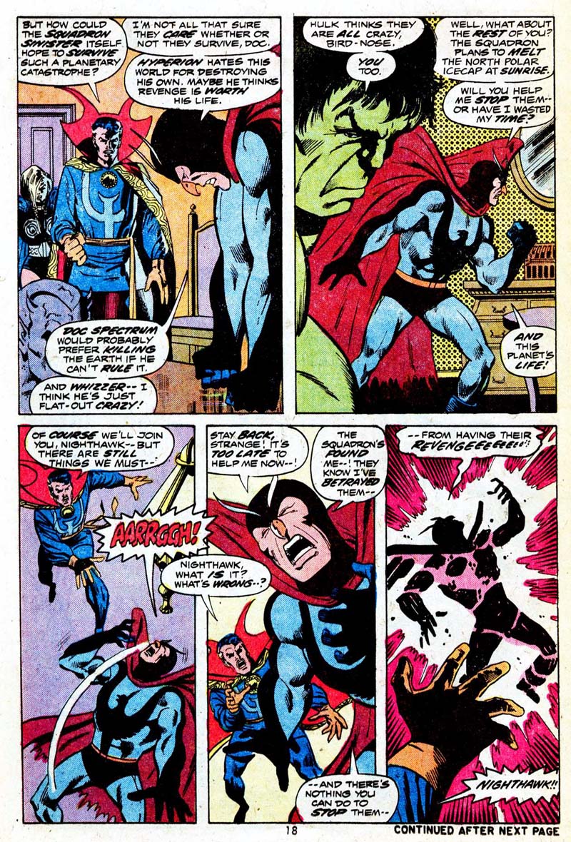 Read online The Defenders (1972) comic -  Issue #13 - 13