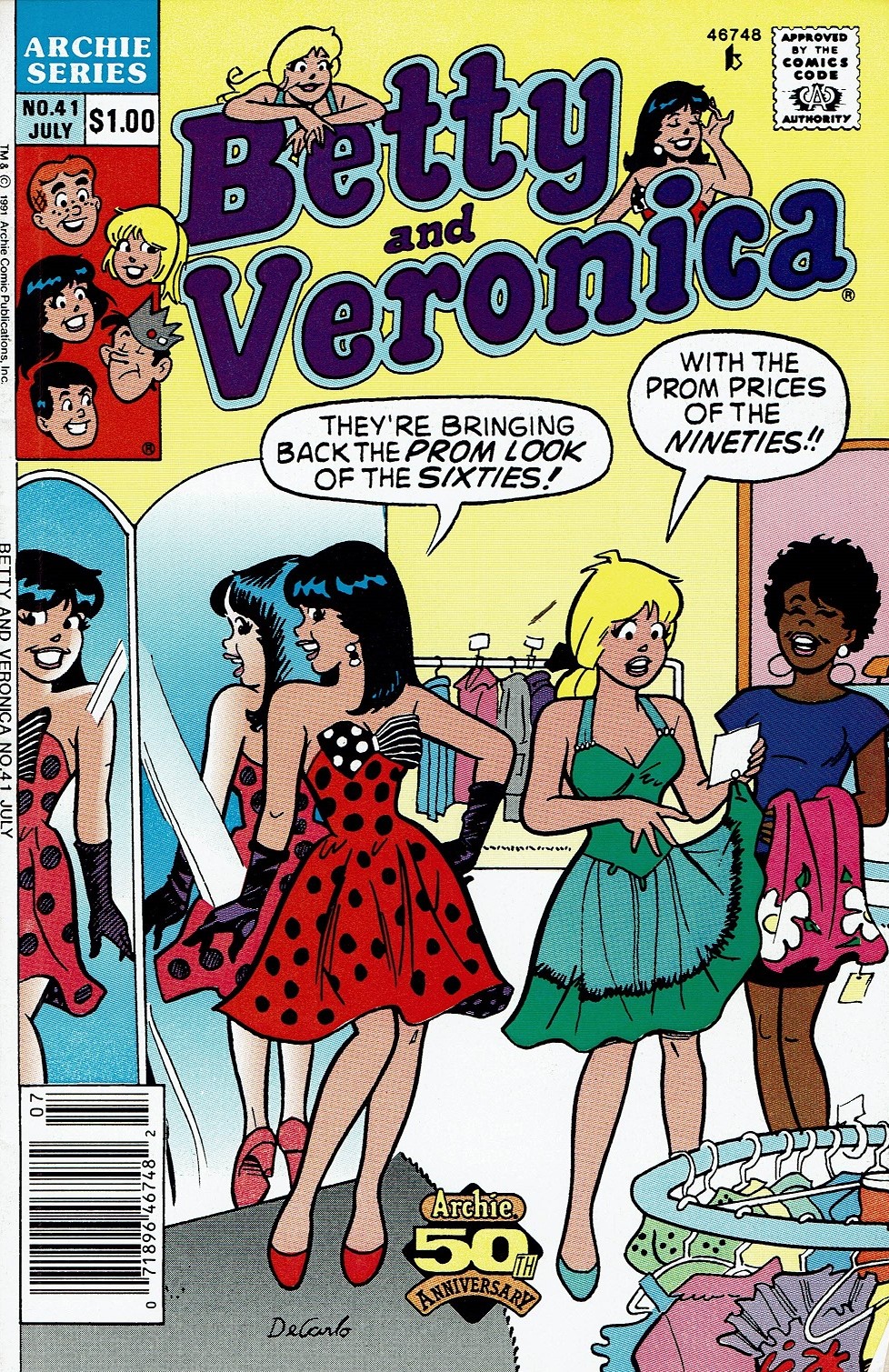Read online Betty and Veronica (1987) comic -  Issue #41 - 1