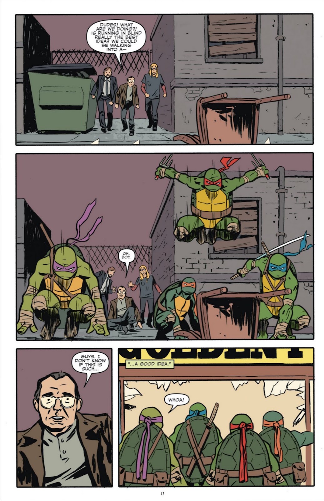 The X-Files/Teenage Mutant Ninja Turtles: Conspiracy issue Full - Page 13