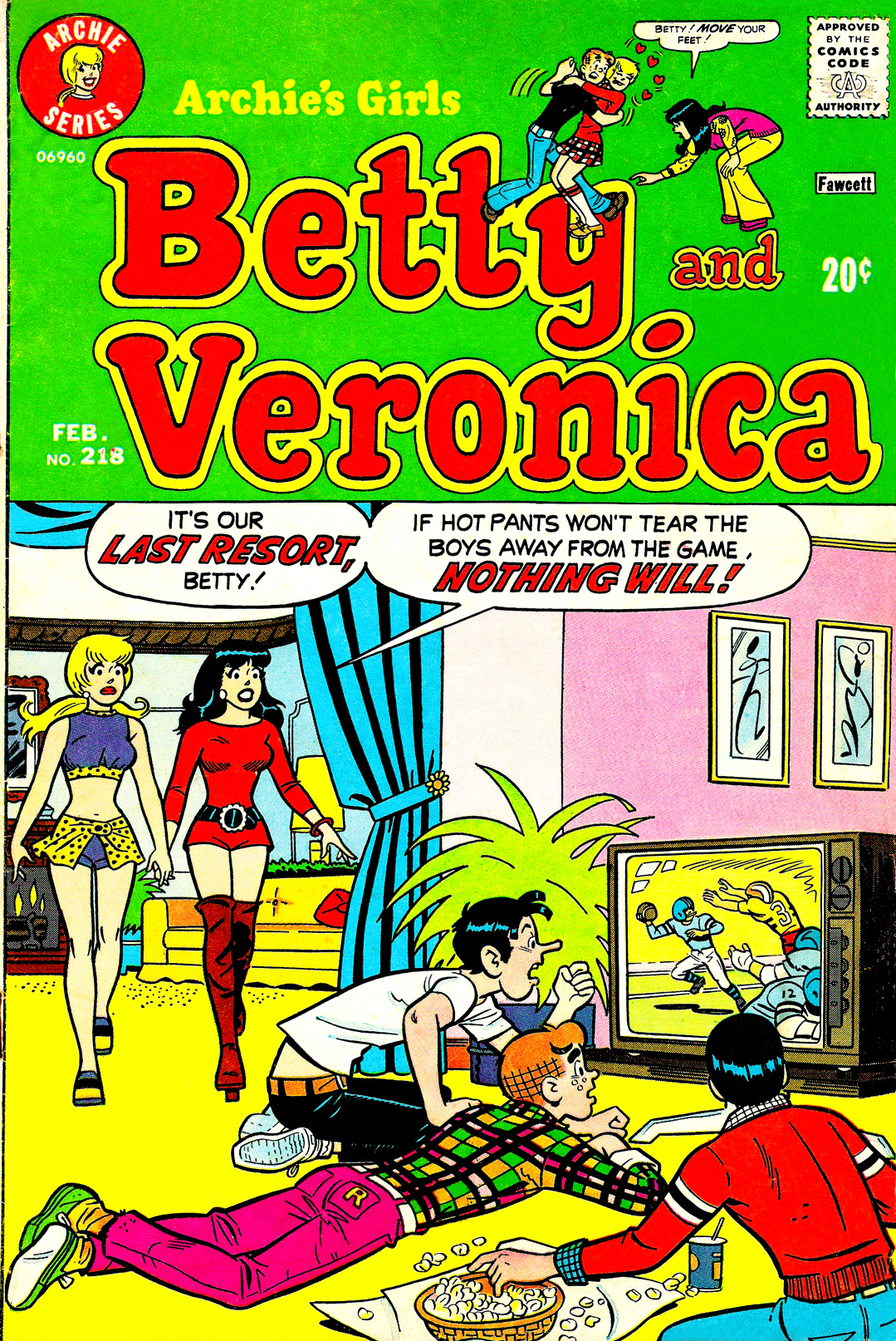 Archie's Girls Betty and Veronica 218 Page 1
