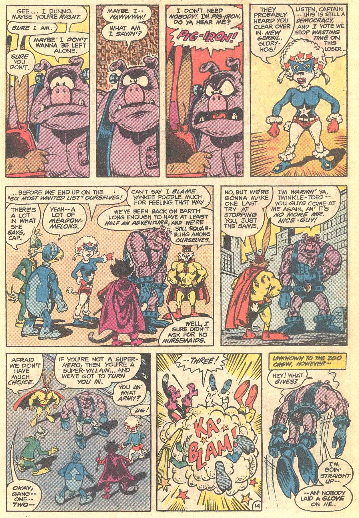 Read online Captain Carrot and His Amazing Zoo Crew! comic -  Issue #2 - 15