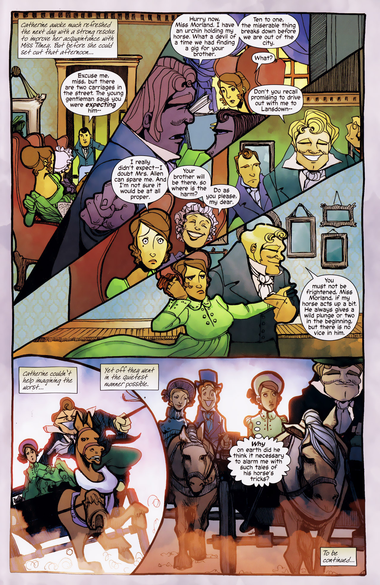 Read online Northanger Abbey comic -  Issue #1 - 21