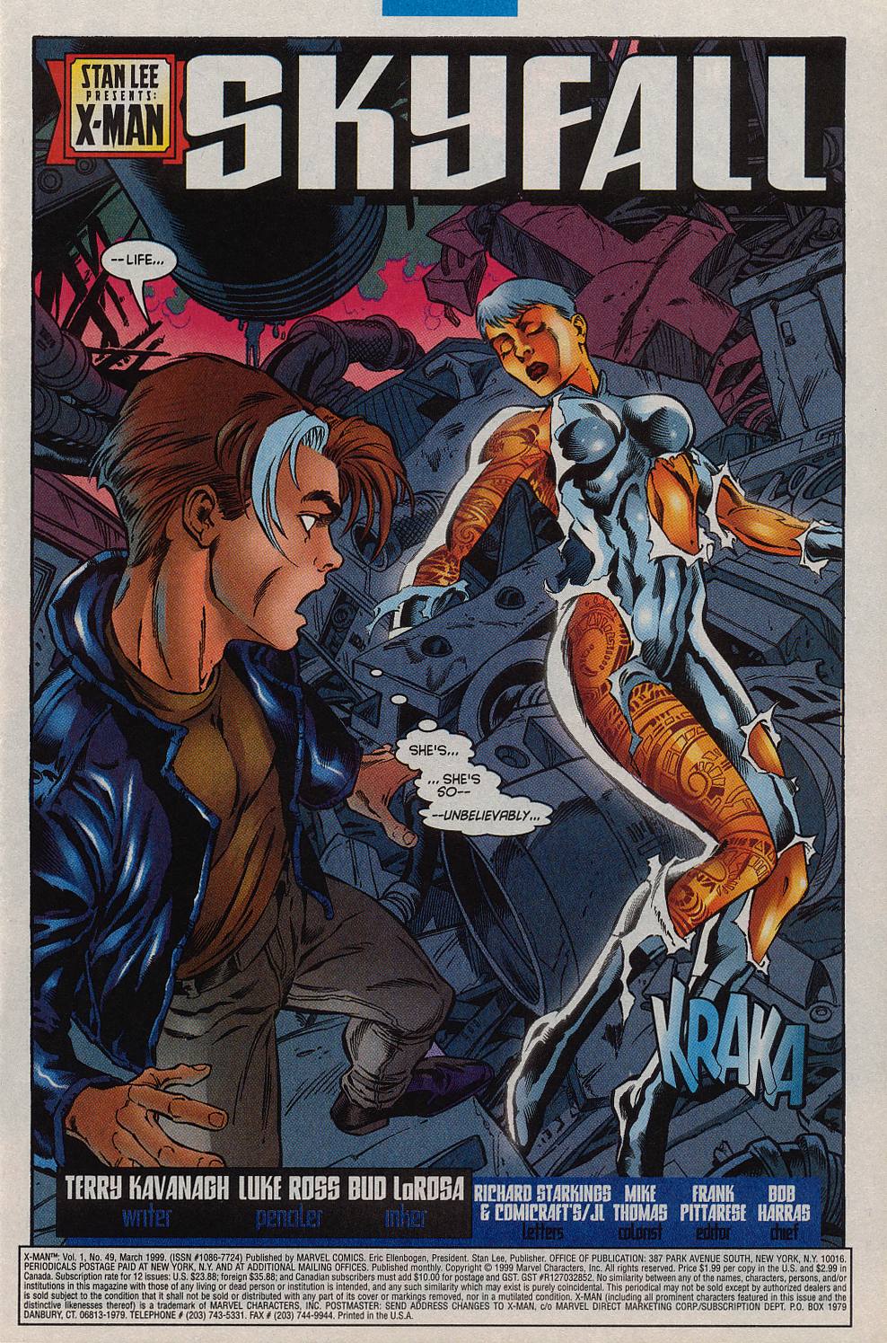 Read online X-Man comic -  Issue #49 - 4