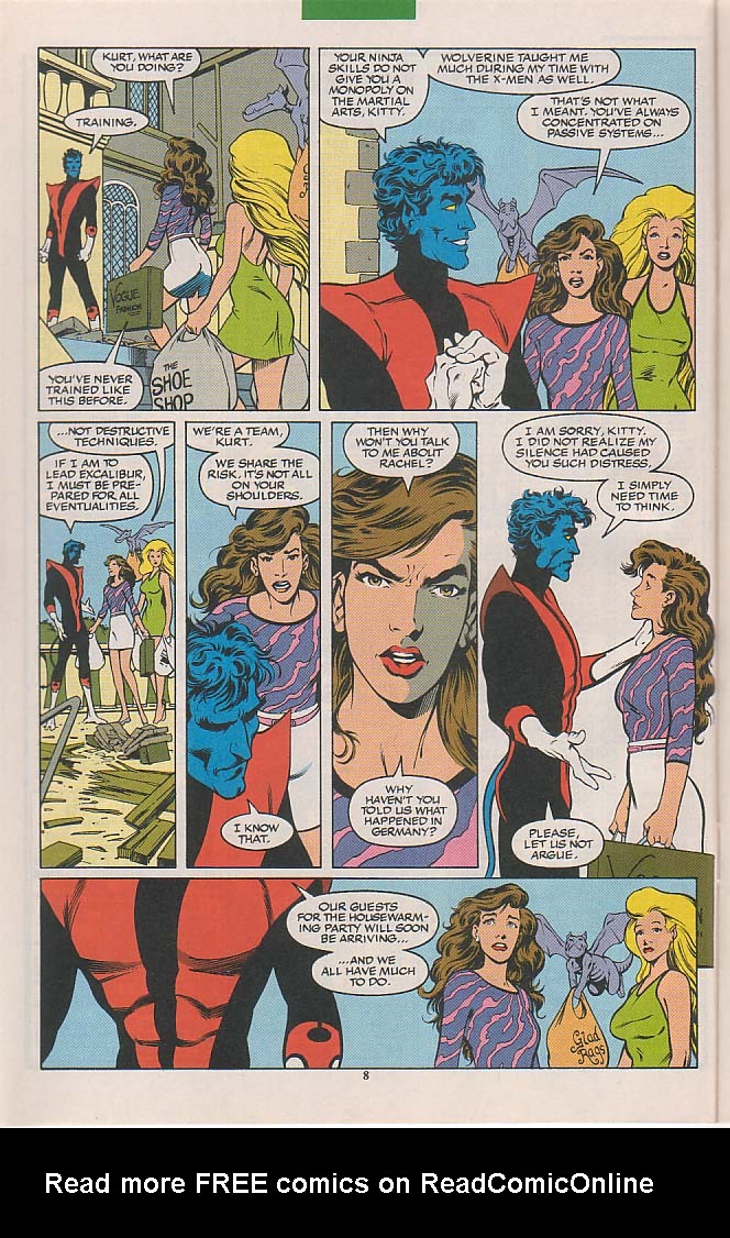 Read online Excalibur (1988) comic -  Issue #55 - 7