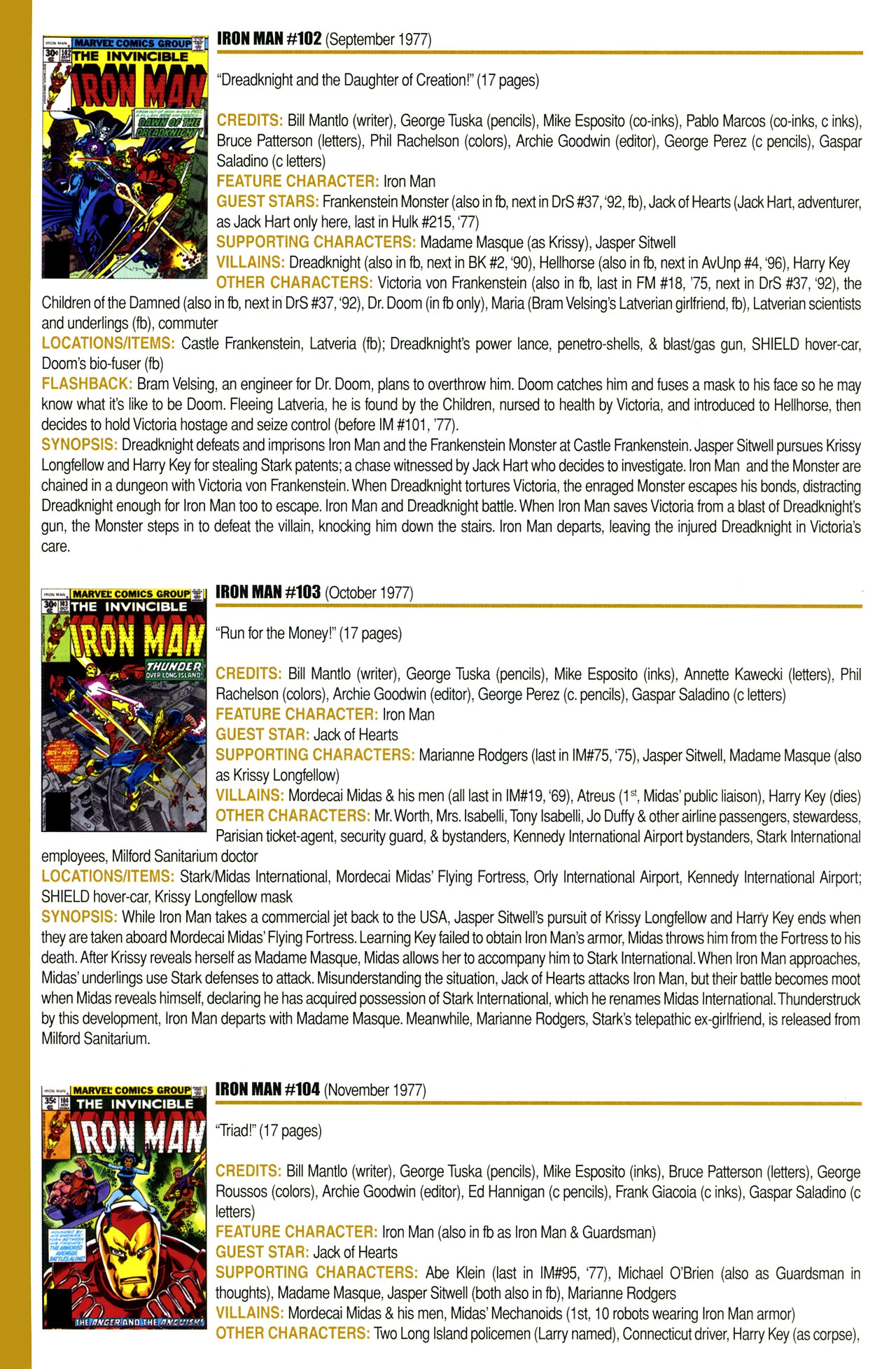 Read online Official Index to the Marvel Universe comic -  Issue #4 - 40