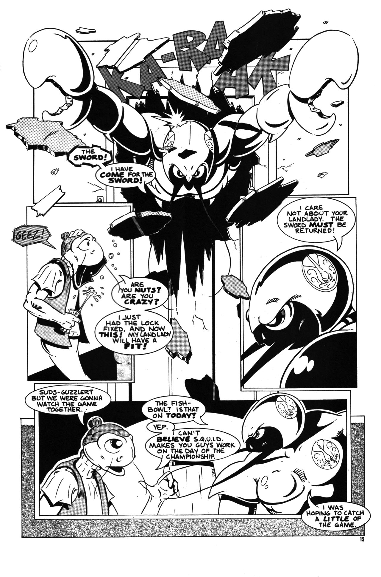 Read online The Fish Police comic -  Issue #5 - 17