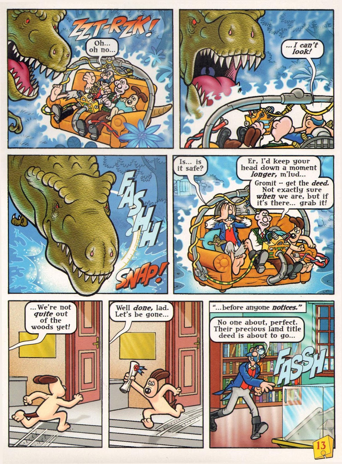 Wallace & Gromit Comic issue 12 - Page 13