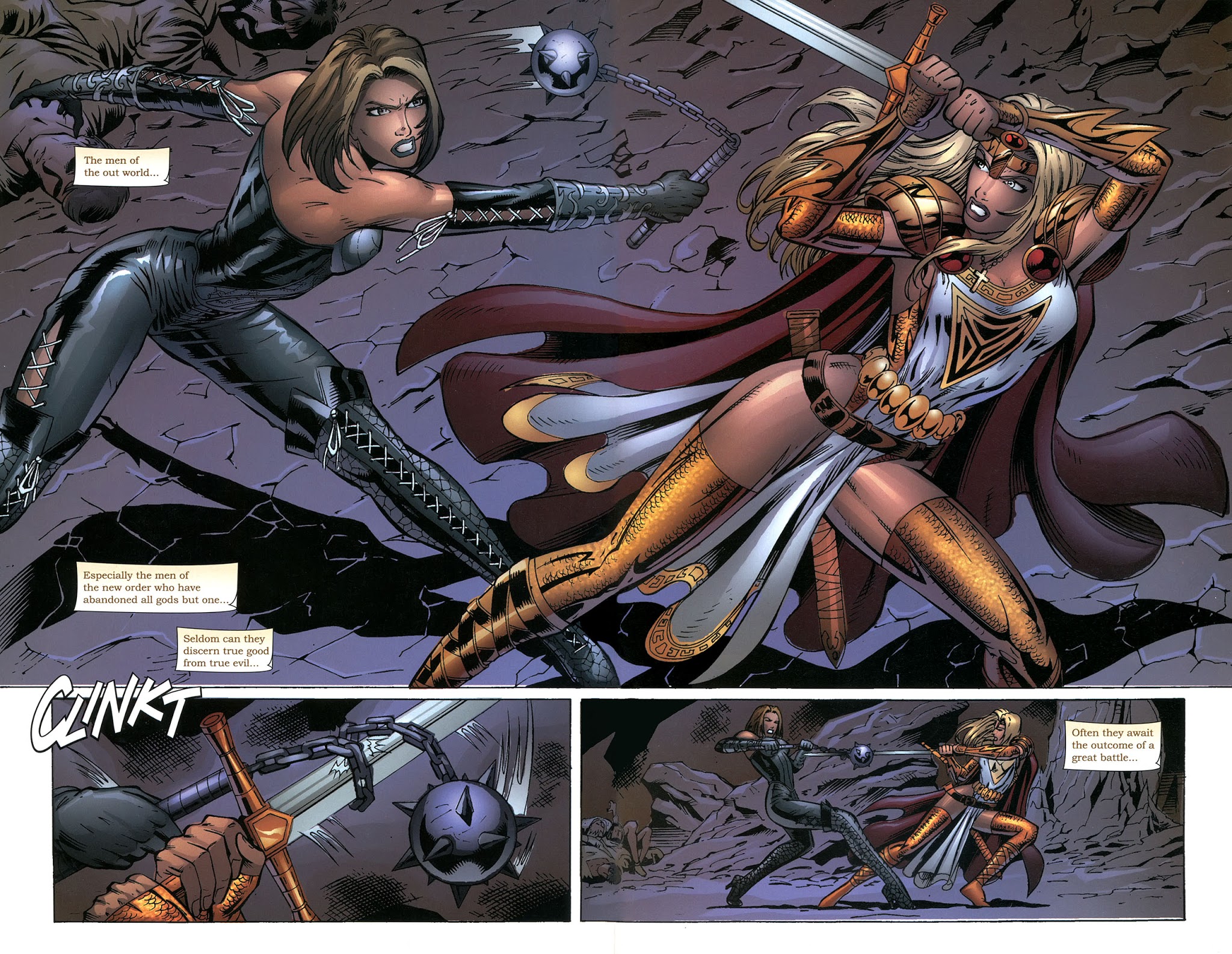 Read online Alley Cat Vs. Lady Pendragon comic -  Issue # Full - 10