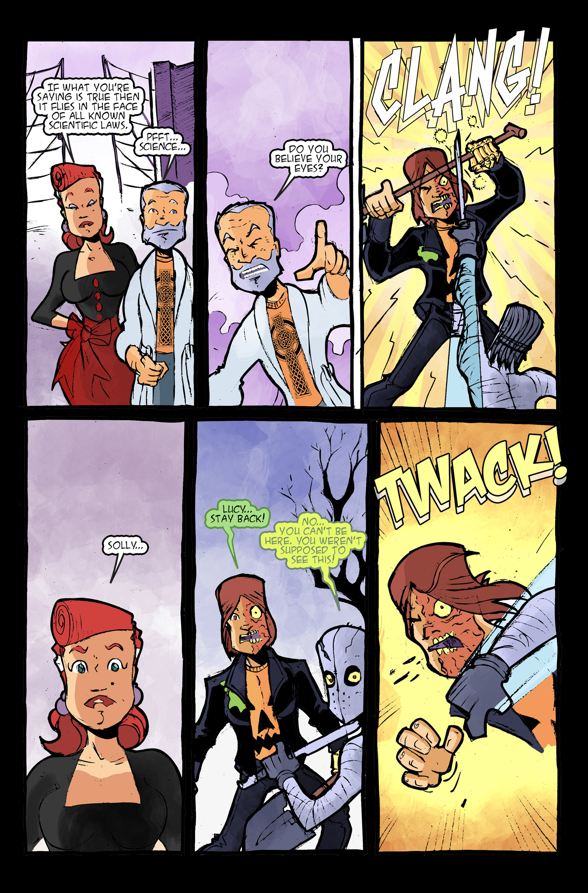 Read online Hack/Slash vs. Halloween Man Special comic -  Issue # Full - 62