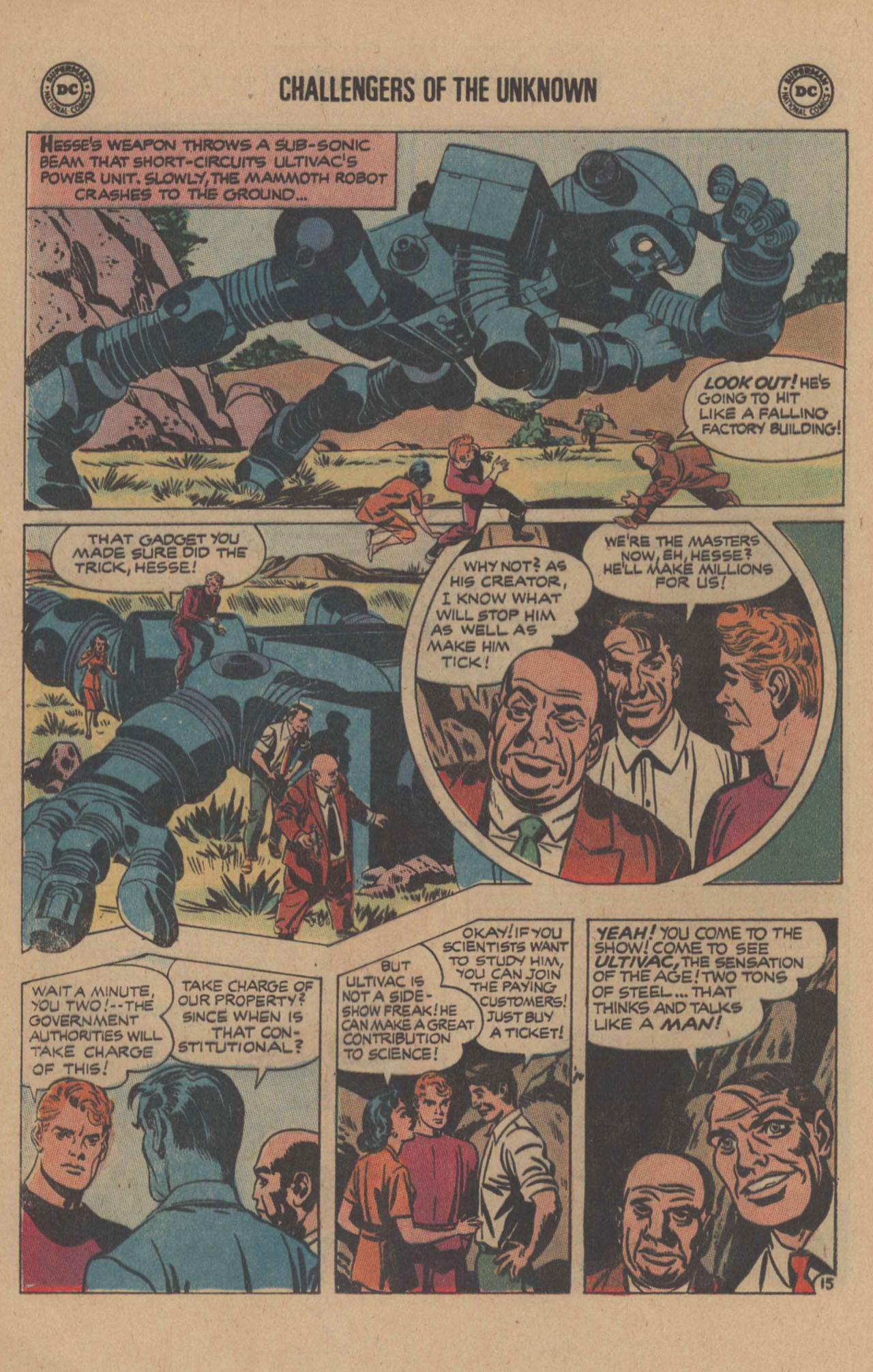 Read online Challengers of the Unknown (1958) comic -  Issue #75 - 20