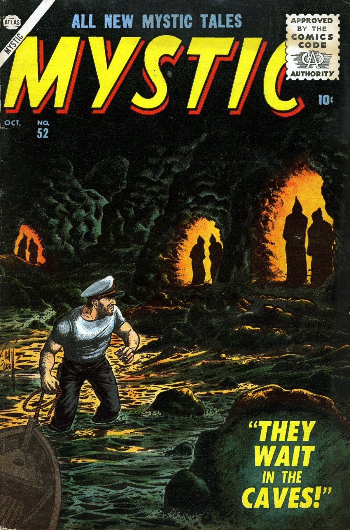 Read online Mystic (1951) comic -  Issue #52 - 1