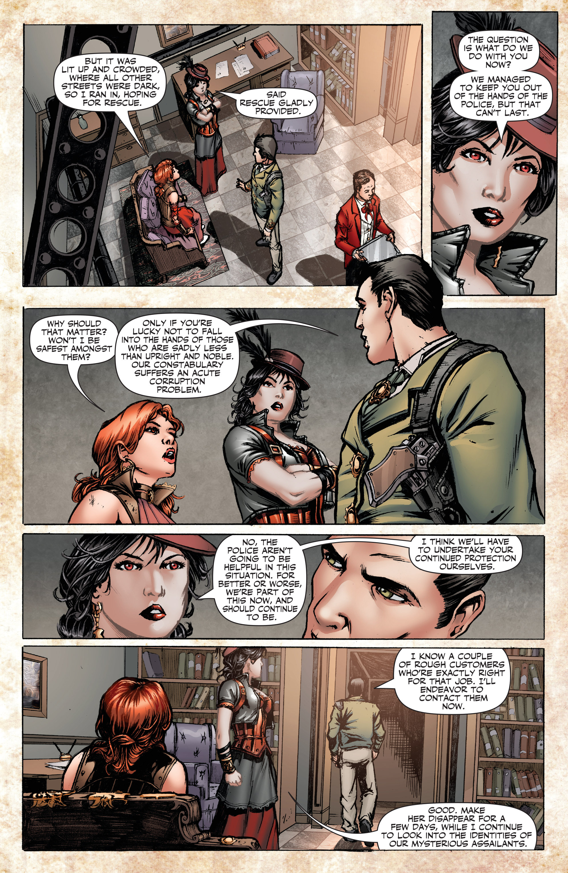Read online Legenderry: A Steampunk Adventure comic -  Issue #1 - 21