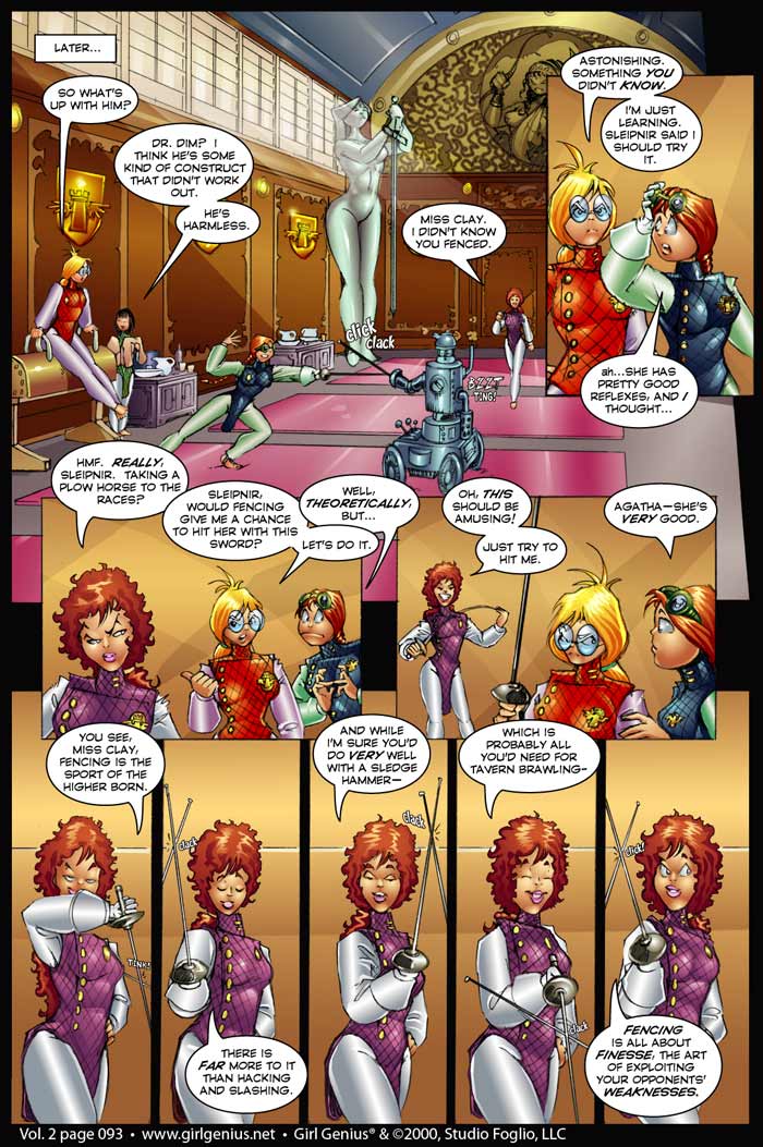 Read online Girl Genius (2002) comic -  Issue #2 - 93