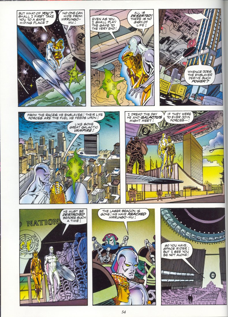 Read online Marvel Graphic Novel comic -  Issue #58 - Silver Surfer - The Enslavers - 56