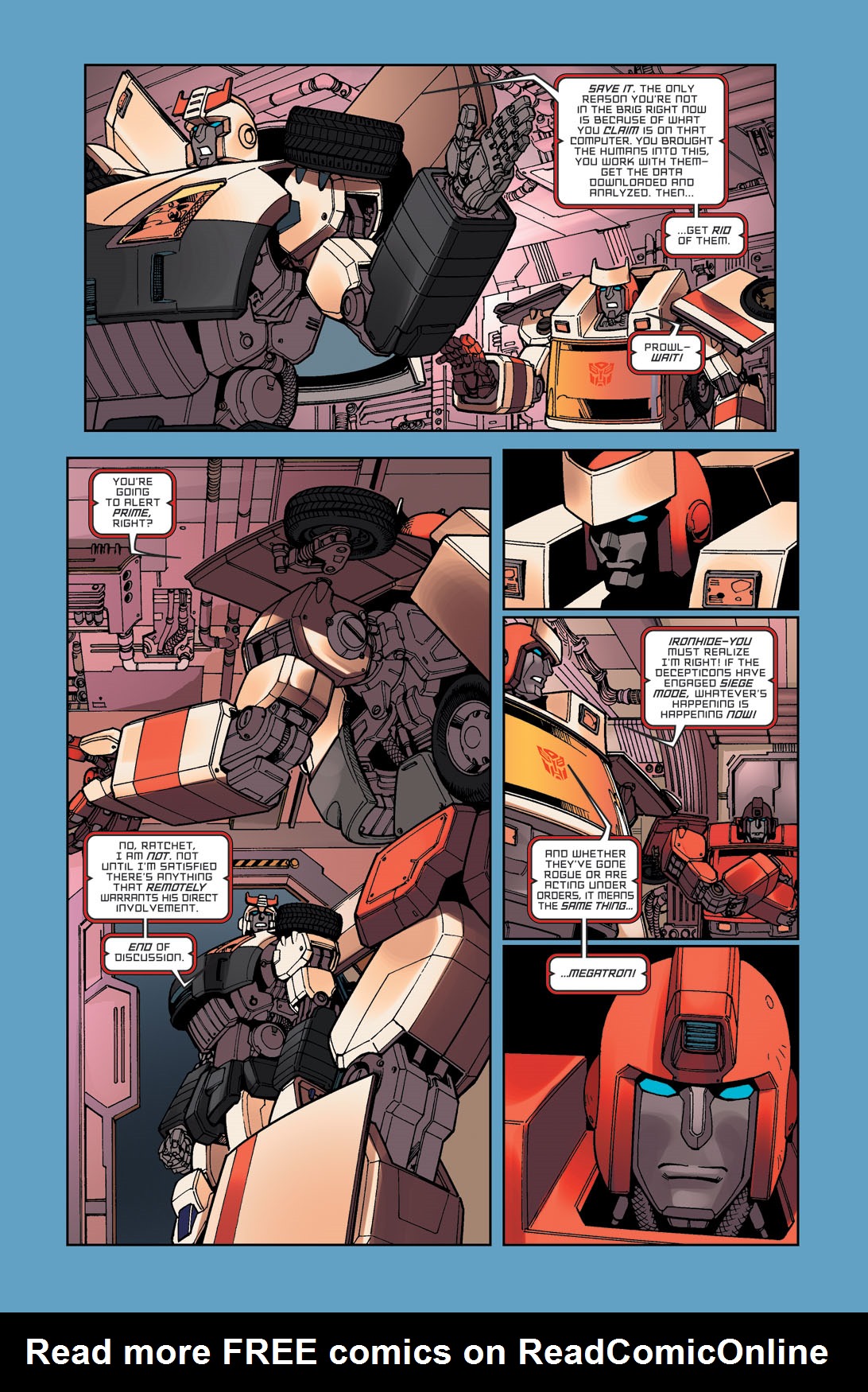 Read online The Transformers: Infiltration comic -  Issue #3 - 10