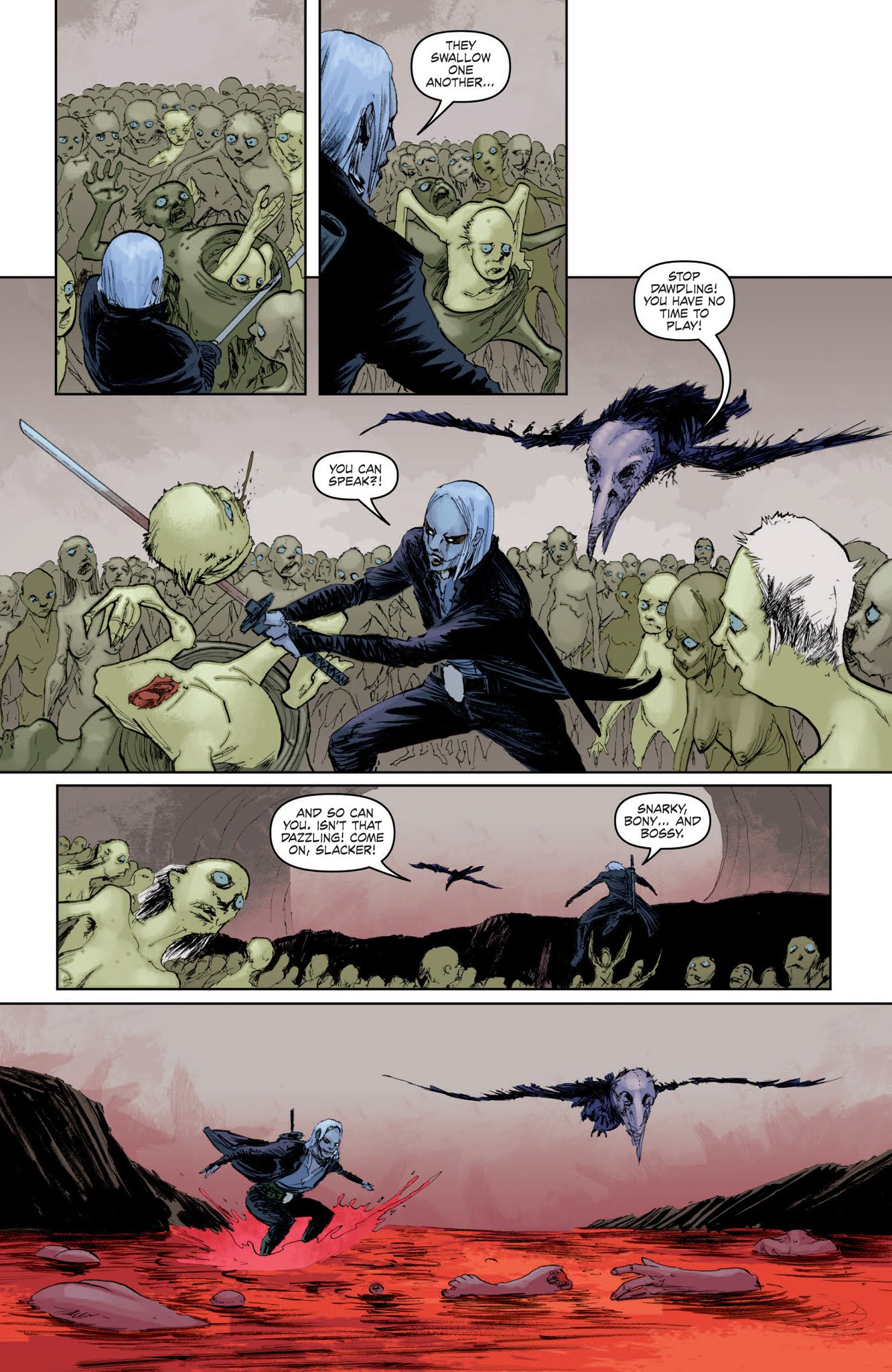 Read online The Crow: Death And Rebirth comic -  Issue #5 - 18