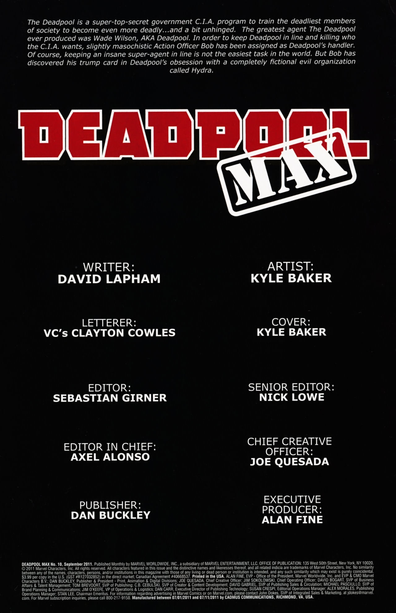 Read online Deadpool MAX comic -  Issue #10 - 2