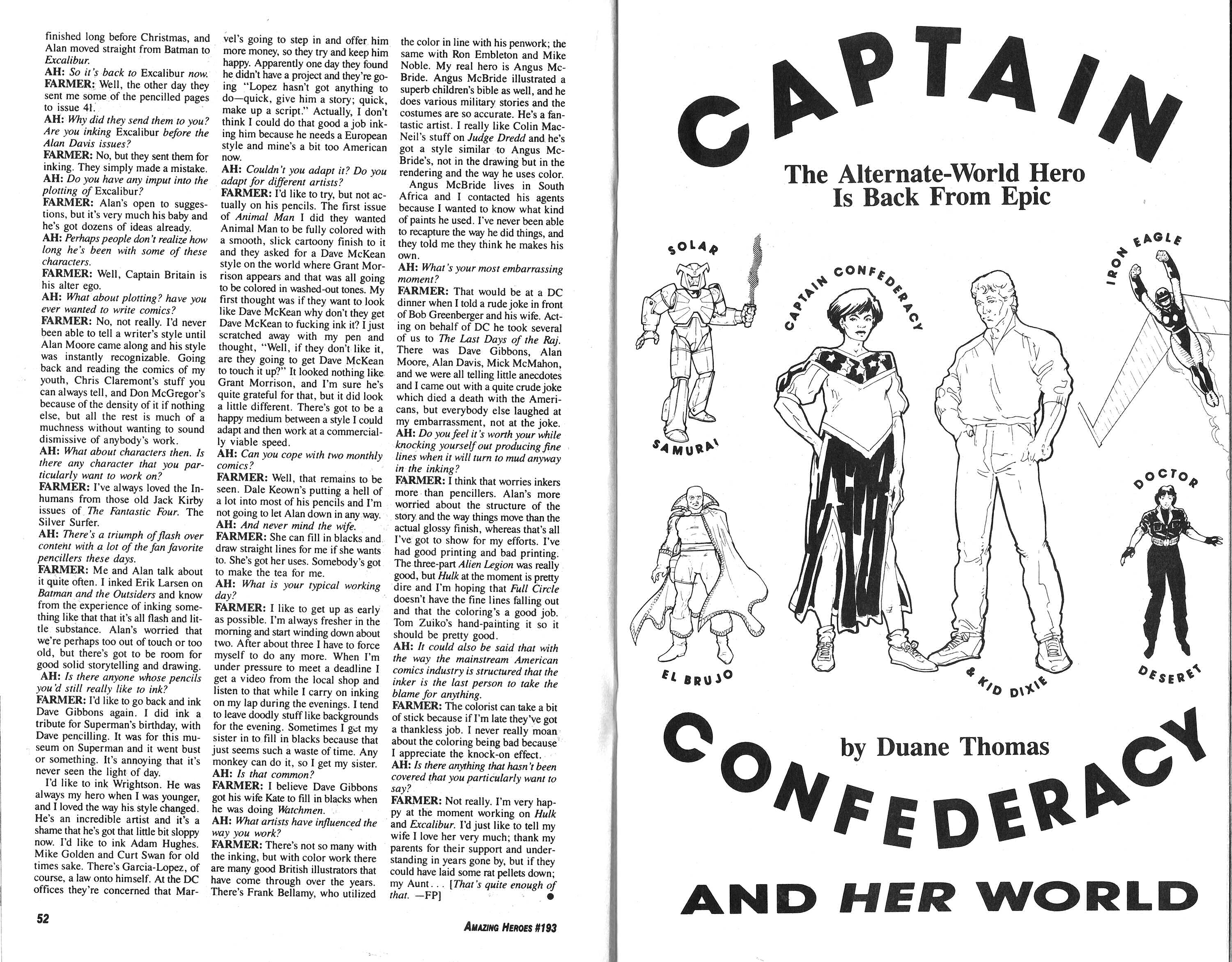 Read online Amazing Heroes comic -  Issue #193 - 27