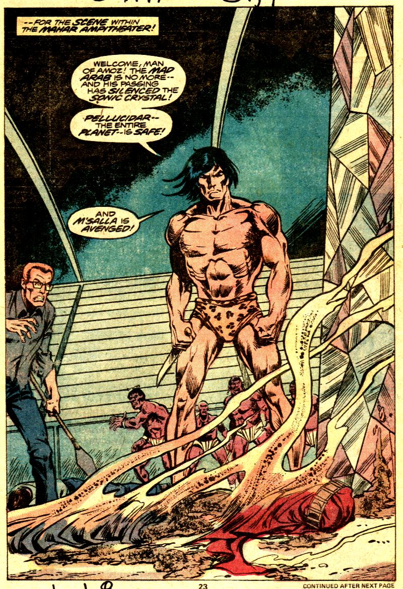 Read online Tarzan (1977) comic -  Issue #23 - 16