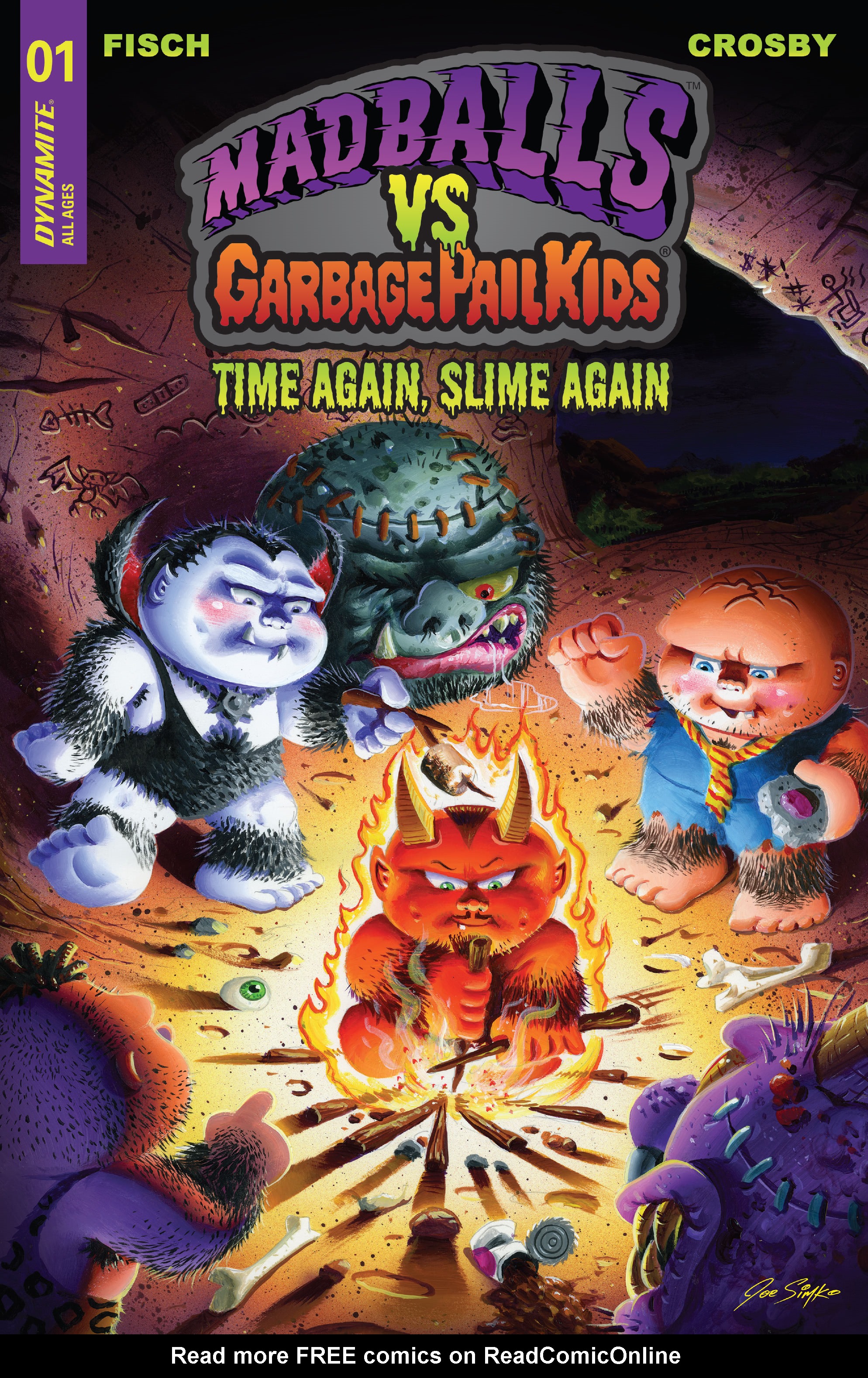 Read online Madballs vs Garbage Pail Kids – Time Again, Slime Again comic -  Issue #1 - 1