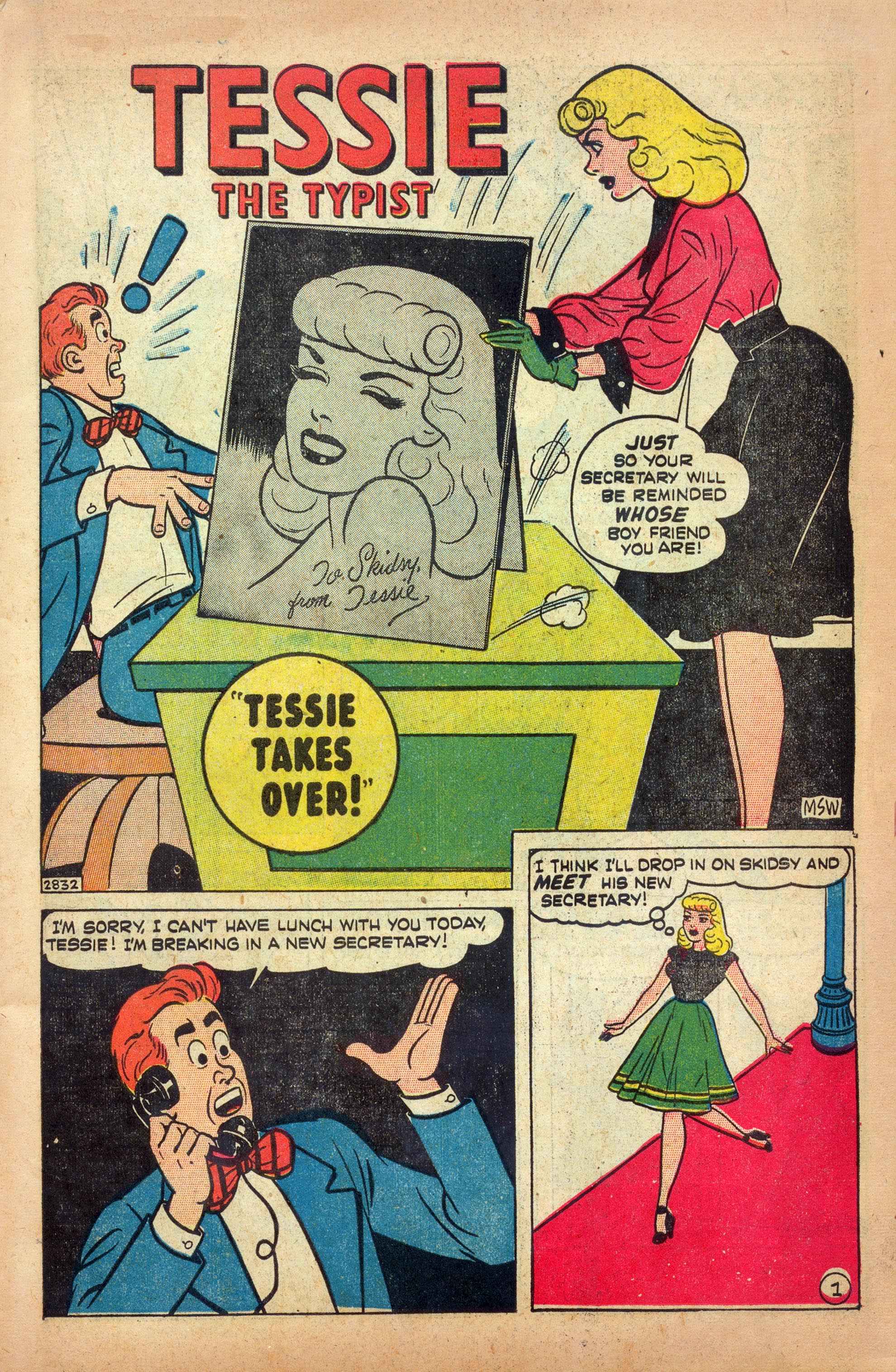 Read online Tessie the Typist comic -  Issue #17 - 3