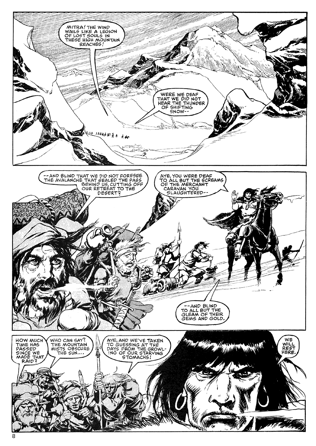 Read online The Savage Sword Of Conan comic -  Issue #110 - 9