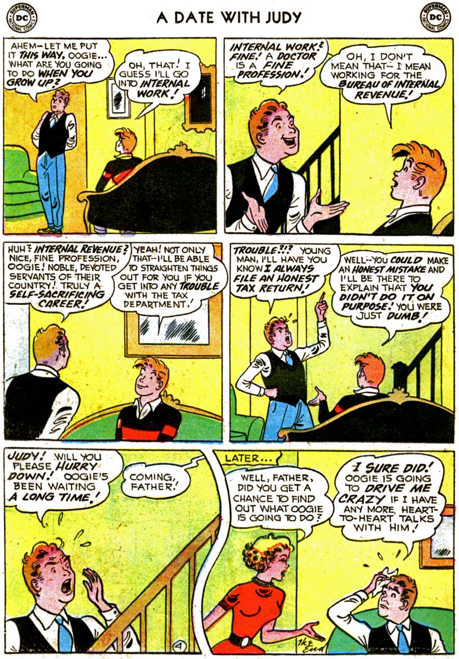 Read online A Date with Judy comic -  Issue #58 - 14