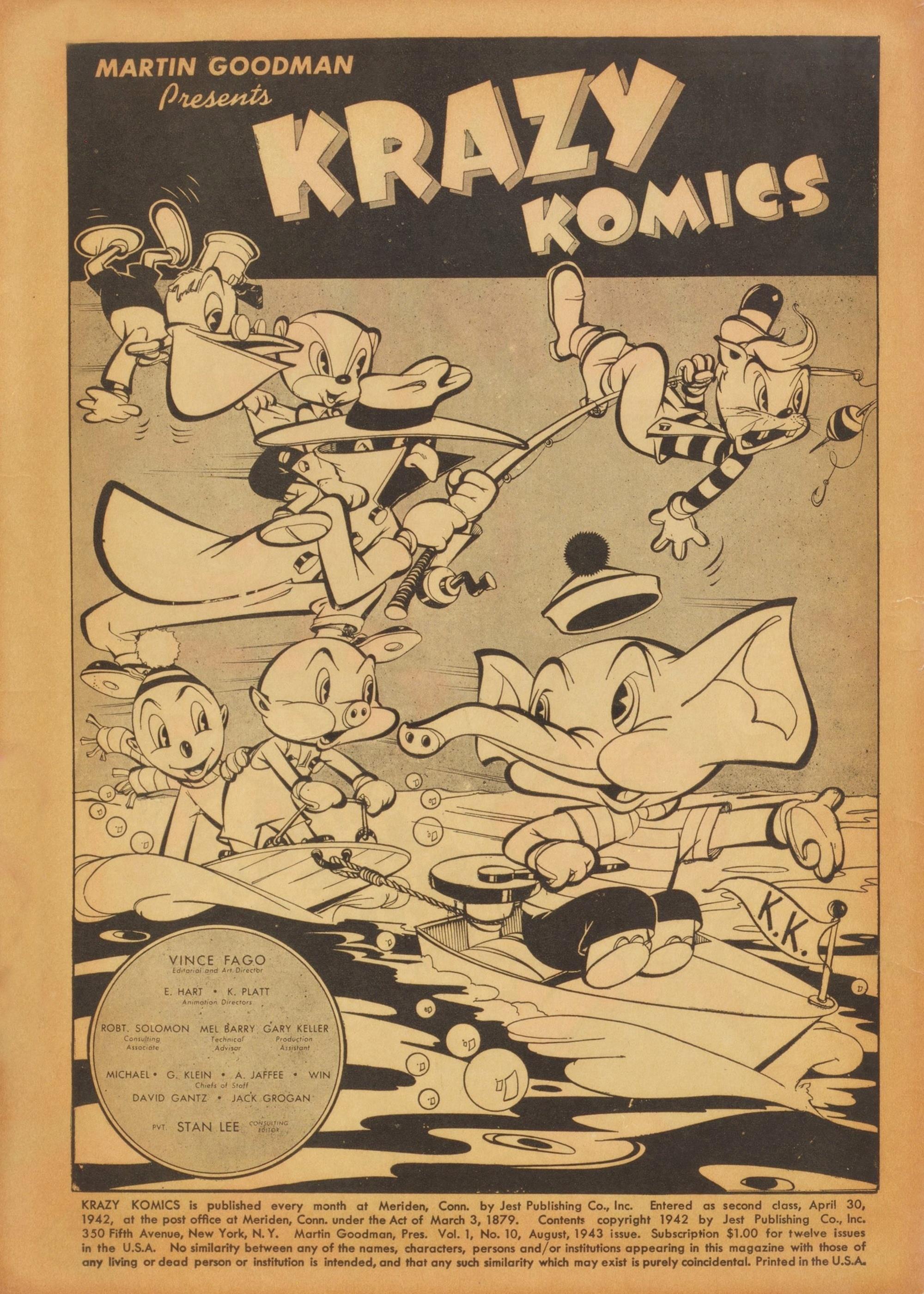 Read online Krazy Komics comic -  Issue #10 - 2