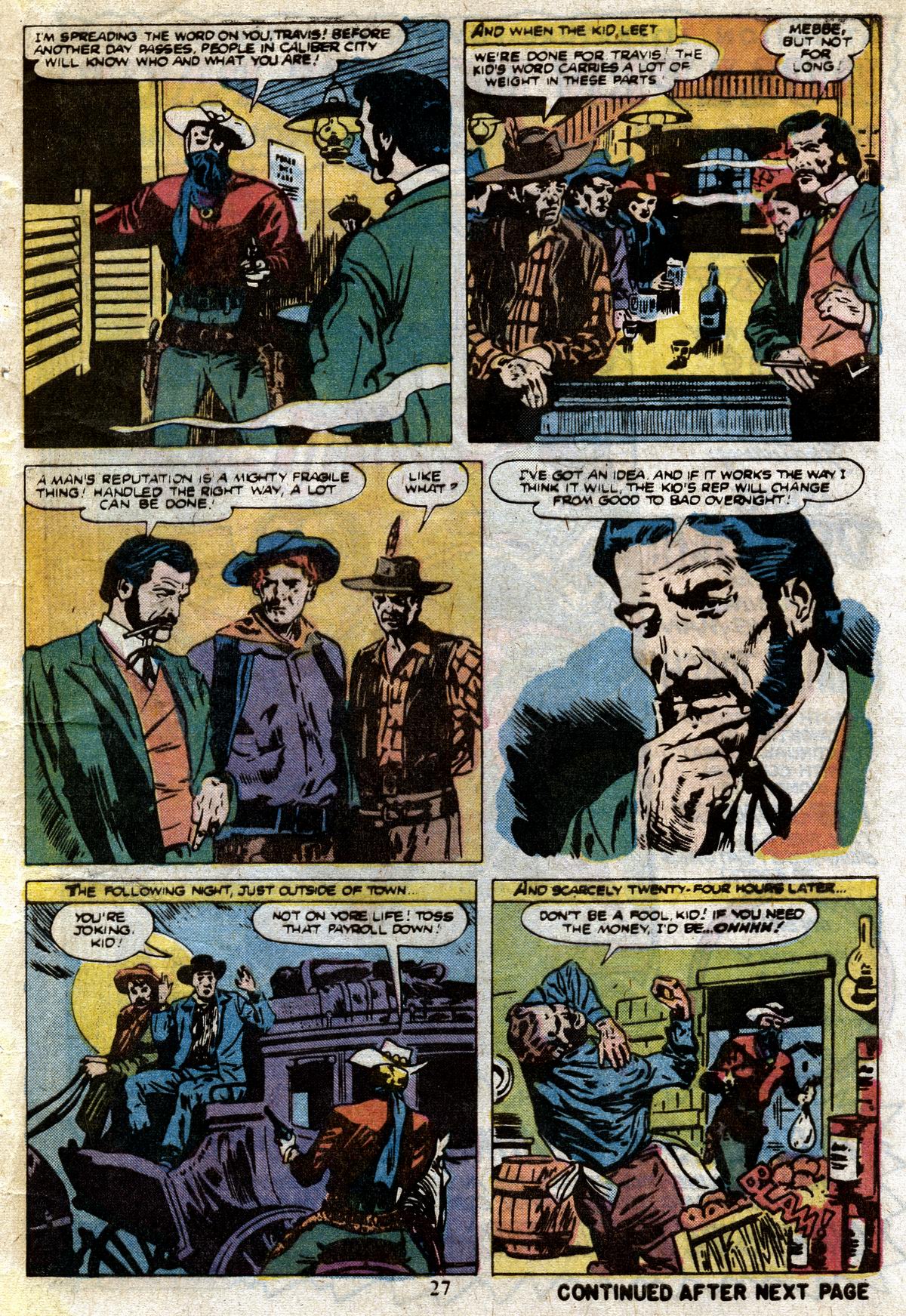 Read online The Outlaw Kid (1970) comic -  Issue #23 - 29