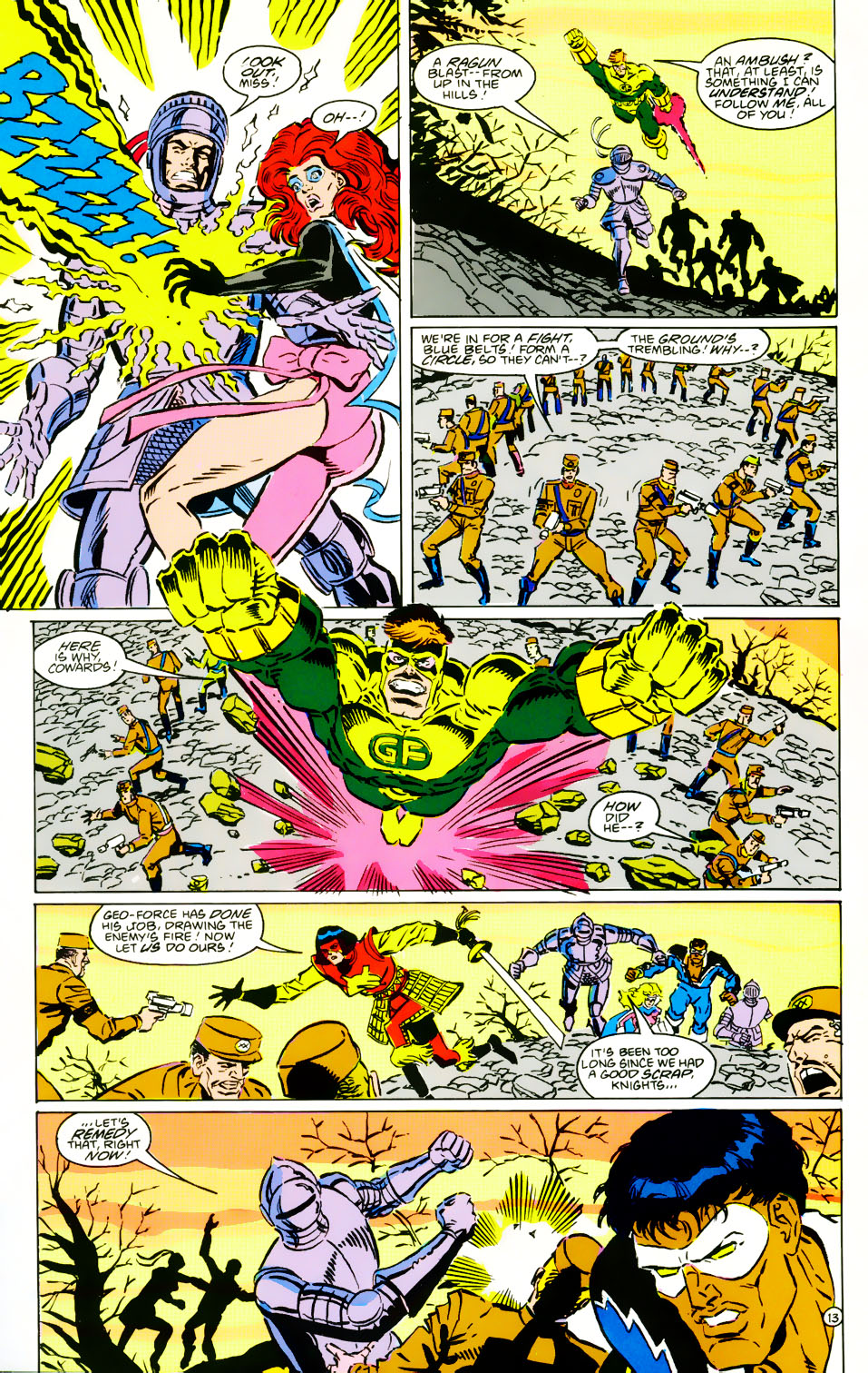 Read online The Outsiders (1985) comic -  Issue #27 - 14