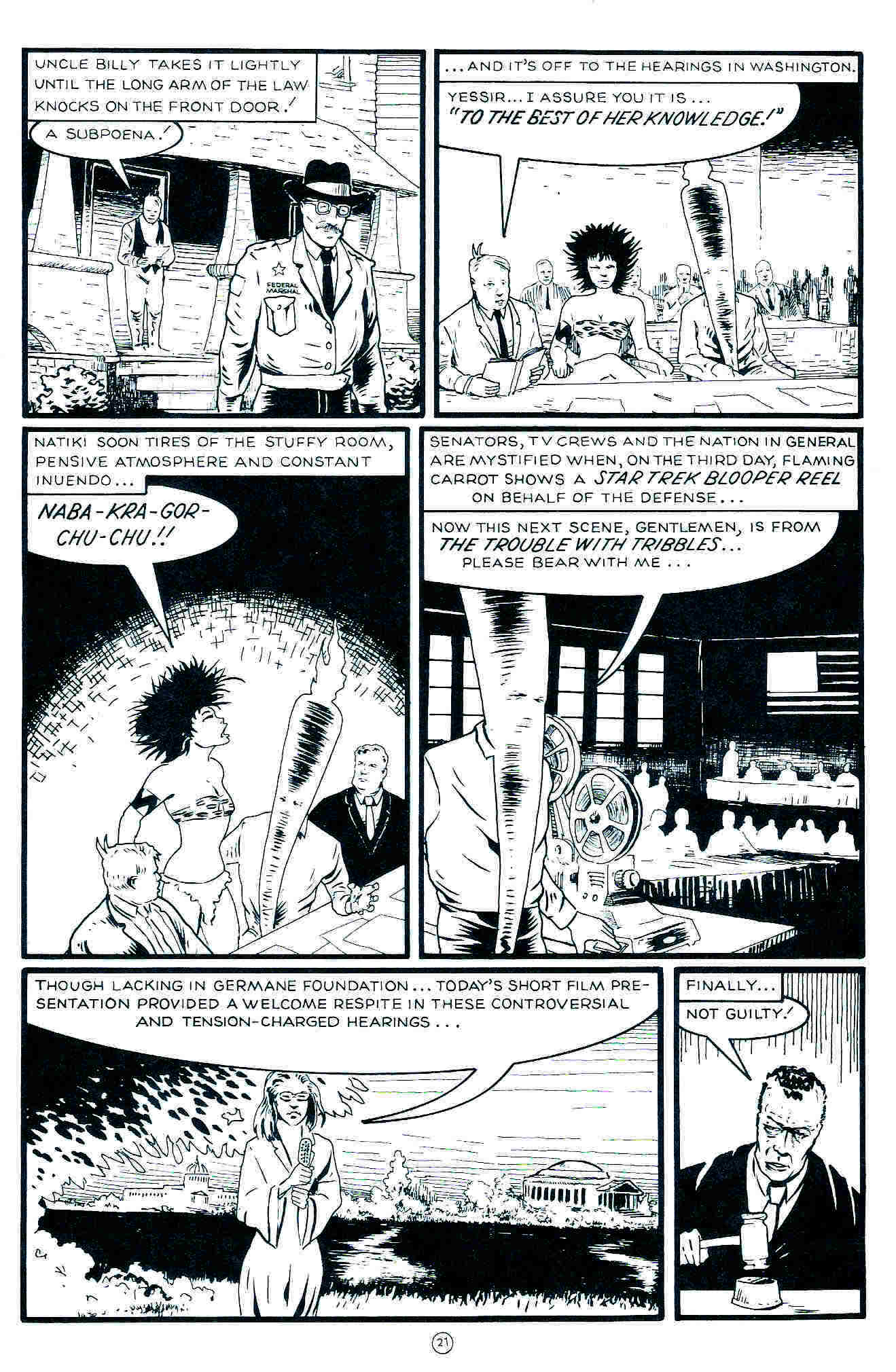 Read online Flaming Carrot Comics (1988) comic -  Issue #18 - 23
