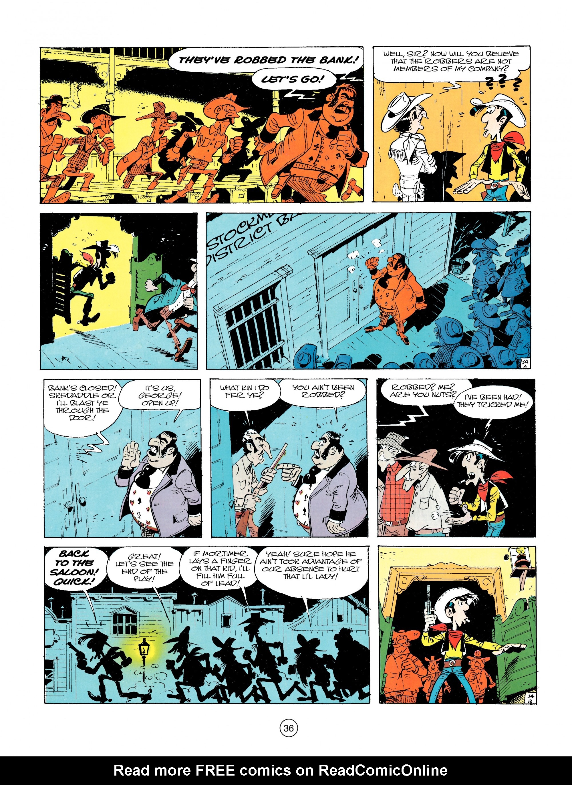 Read online A Lucky Luke Adventure comic -  Issue #14 - 36