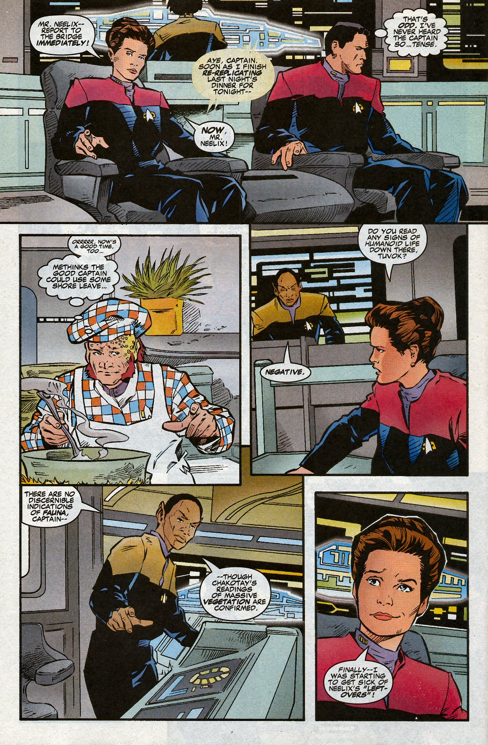 Read online Star Trek: Voyager comic -  Issue #6 - 8