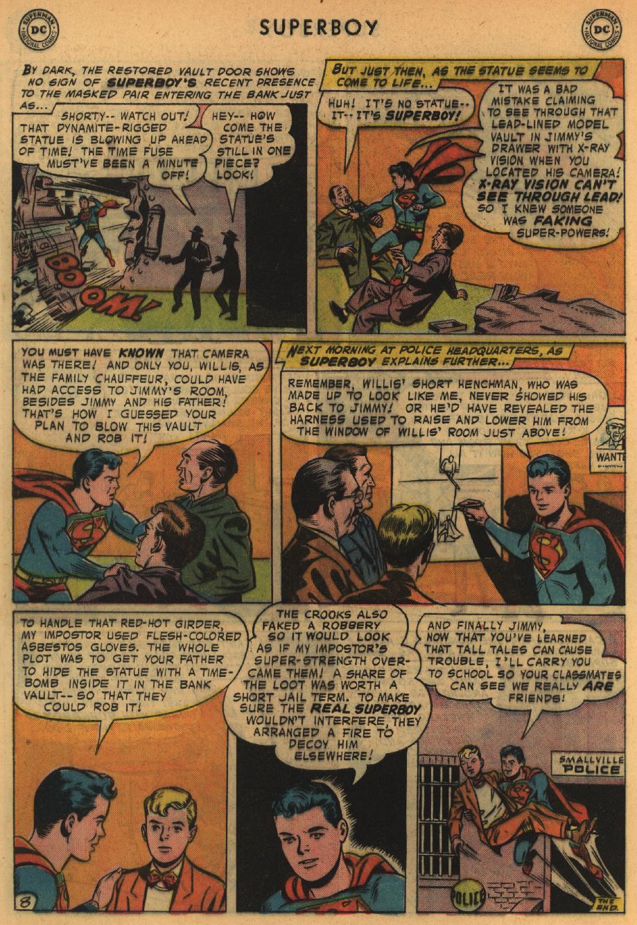 Read online Superboy (1949) comic -  Issue #64 - 9