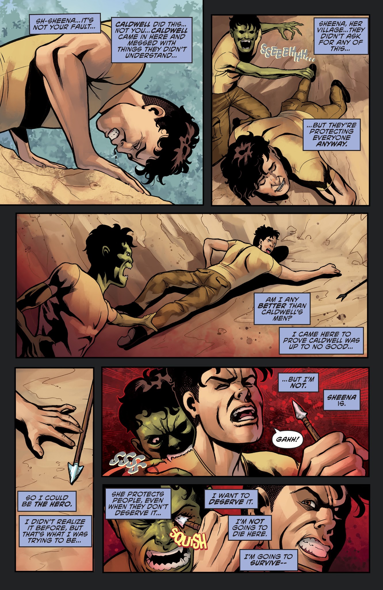 Read online Sheena: Queen Of The Jungle (2017) comic -  Issue # _TPB 1 - 127