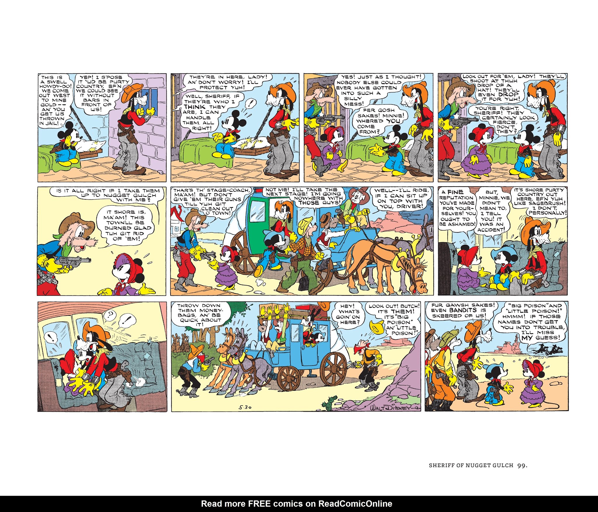 Read online Walt Disney's Mickey Mouse Color Sundays comic -  Issue # TPB 2 (Part 1) - 99