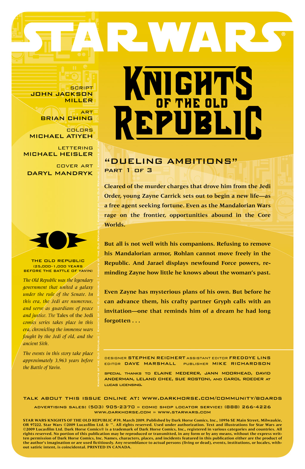 Read online Star Wars: Knights Of The Old Republic comic -  Issue #39 - 2