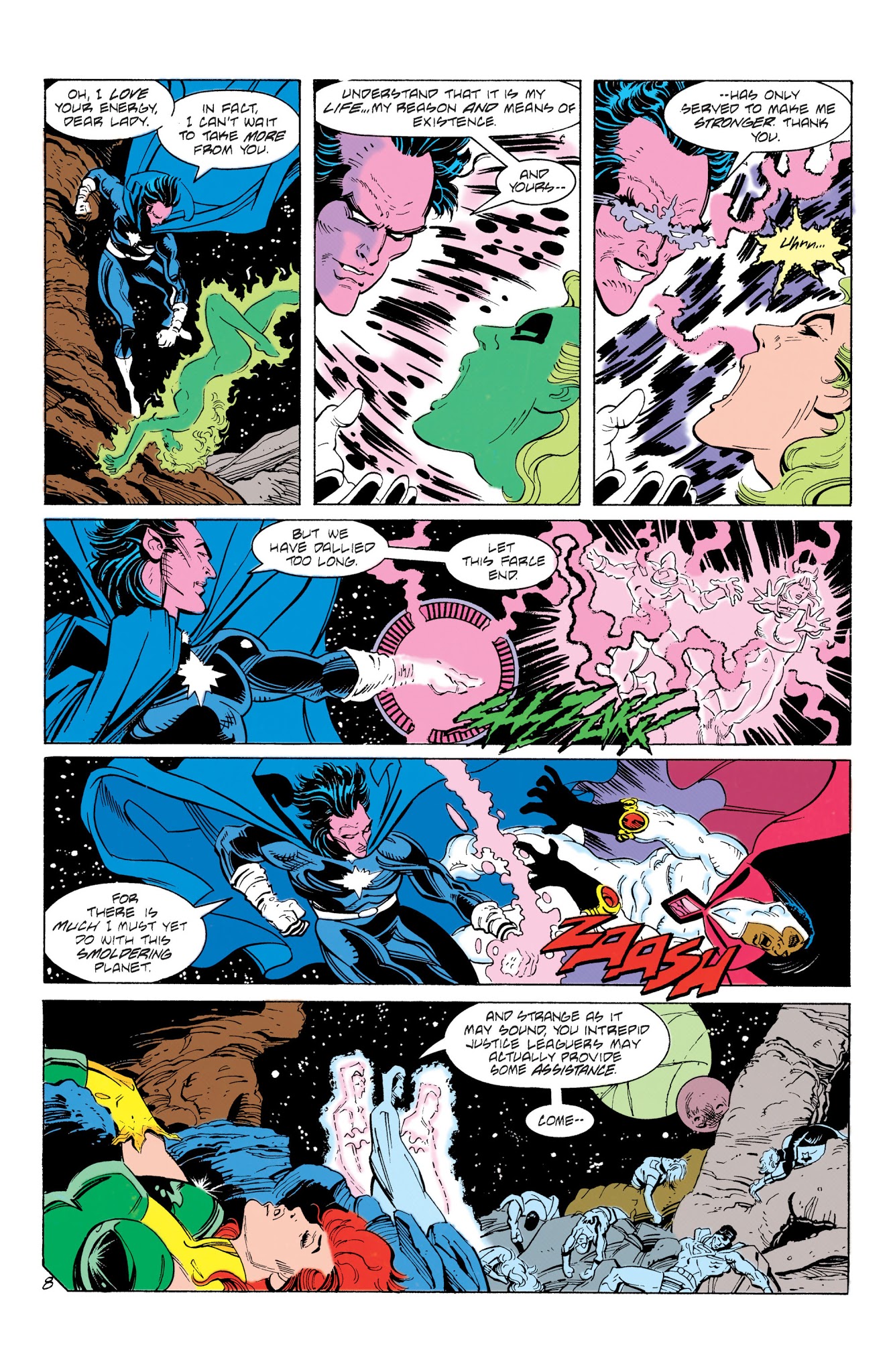 Read online Superman & The Justice League America comic -  Issue #1 - 123