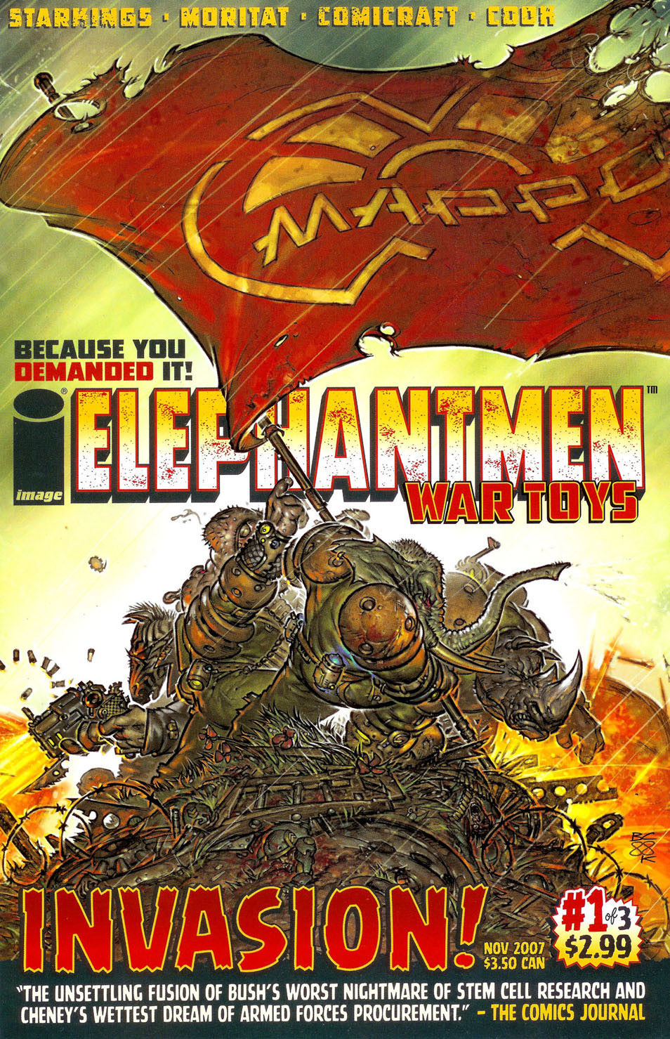 Read online Elephantmen: War Toys comic -  Issue #1 - 1