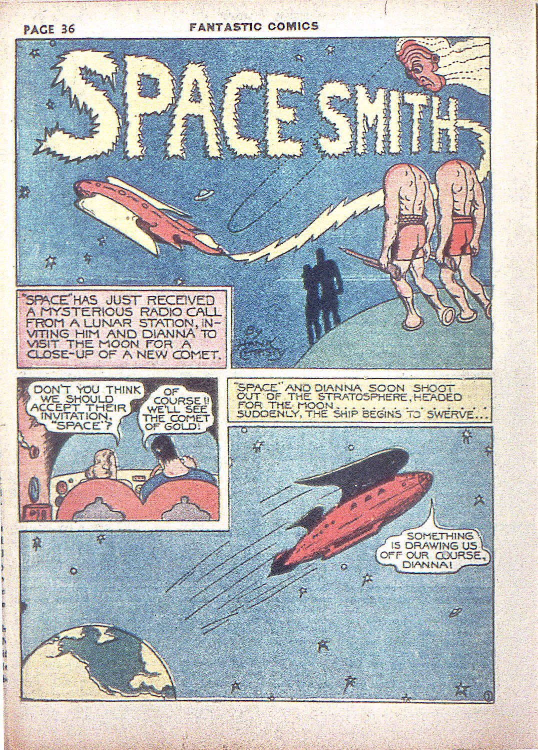 Read online Fantastic Comics comic -  Issue #4 - 37